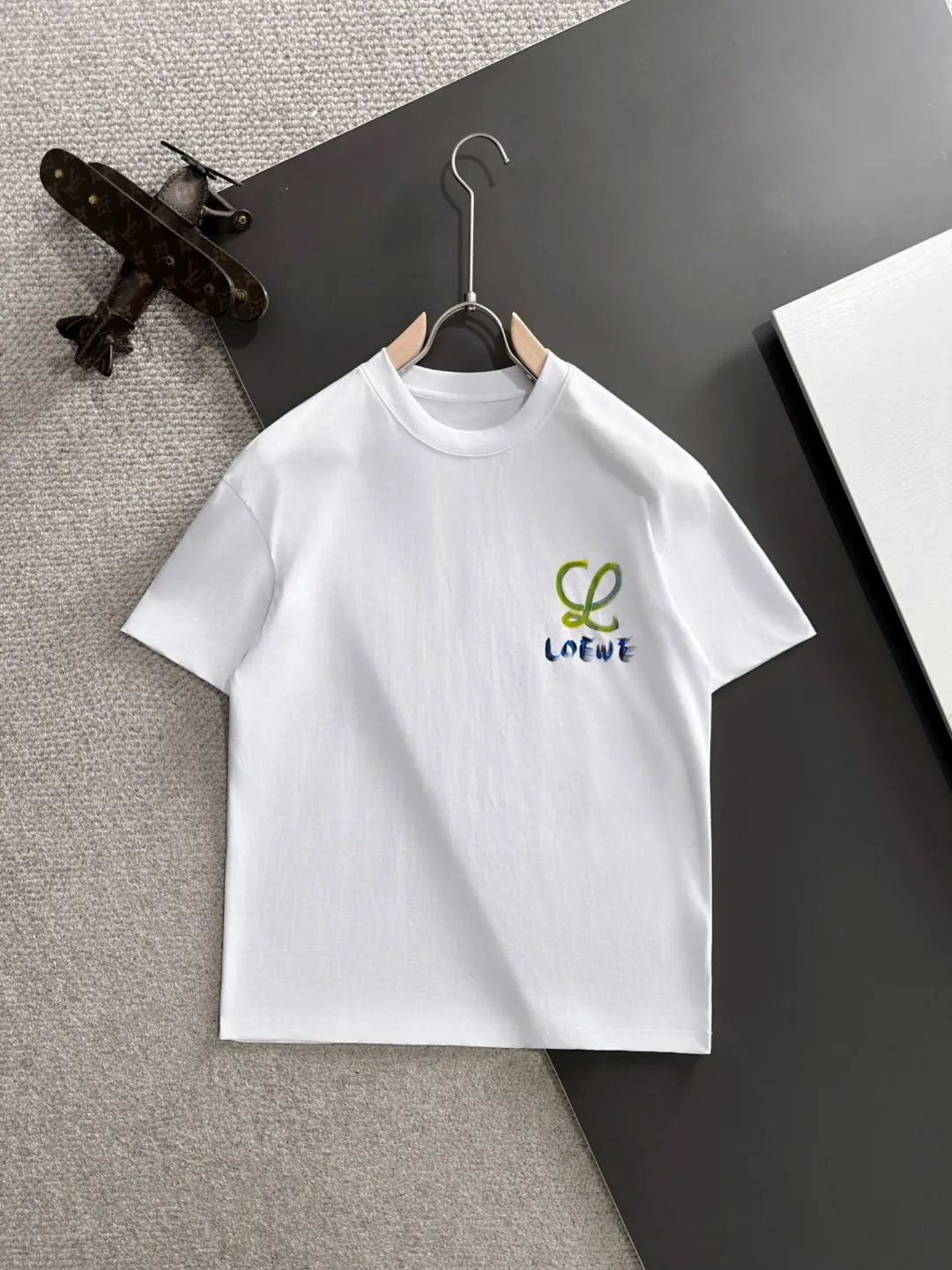 Logo Embroidered Cotton T-Shirt D18013159