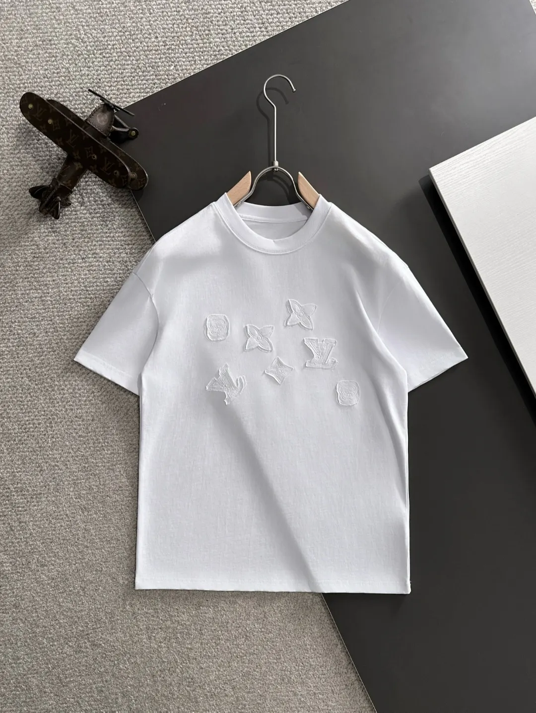 Embossed Monogram Cotton T-Shirt D18013151