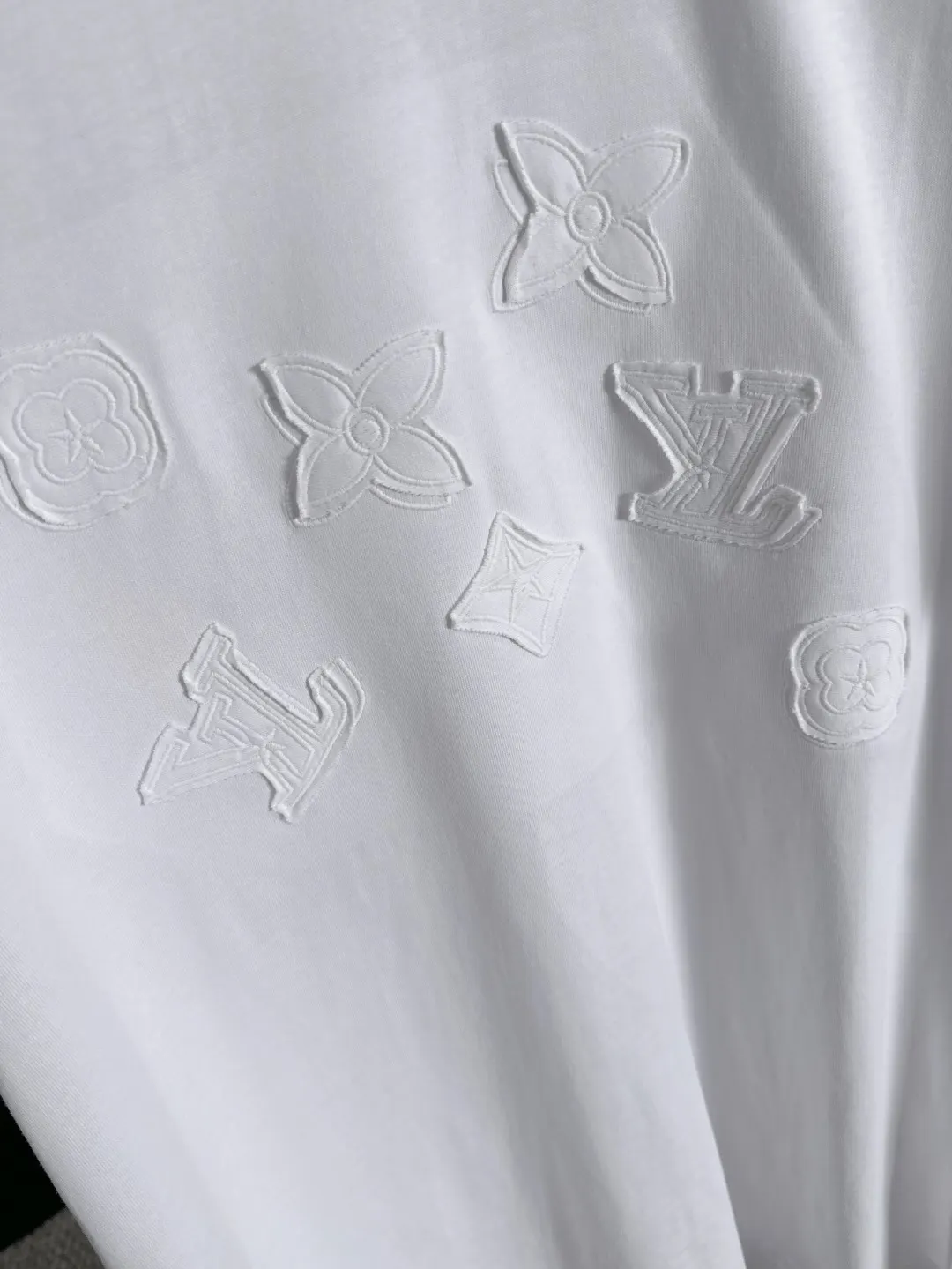 Embossed Monogram Cotton T-Shirt D18013151 — view 3