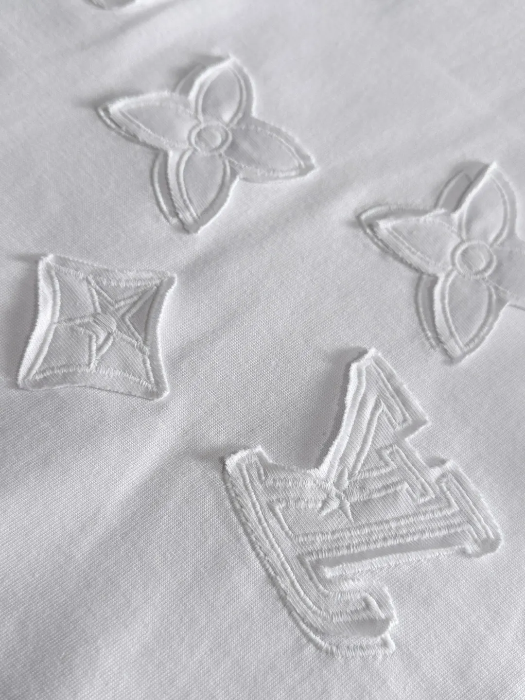 Embossed Monogram Cotton T-Shirt D18013151 — view 4