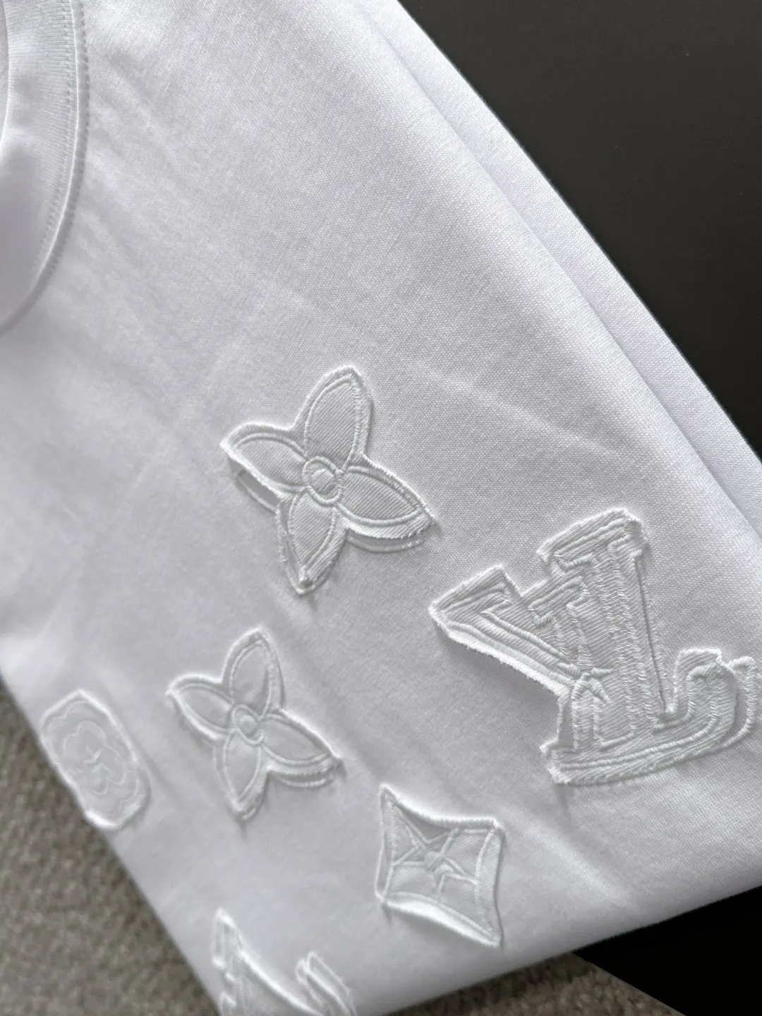 Embossed Monogram Cotton T-Shirt D18013151 — view 7
