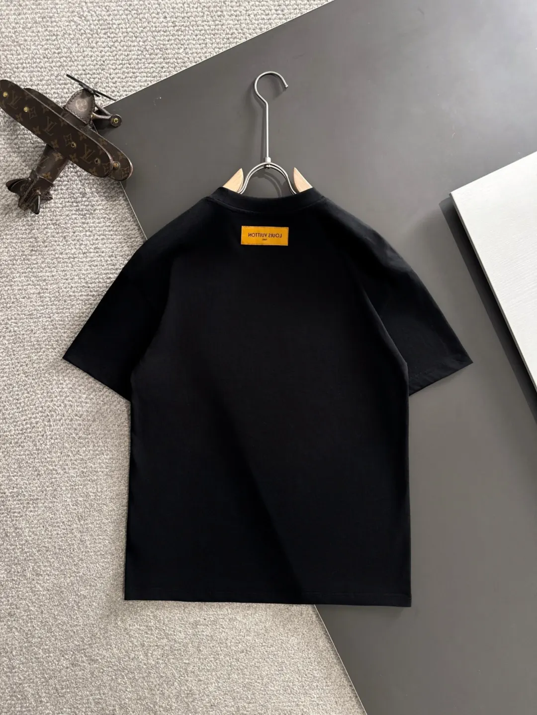 Embroidered Monogram Cotton T-Shirt D18013150 — view 9