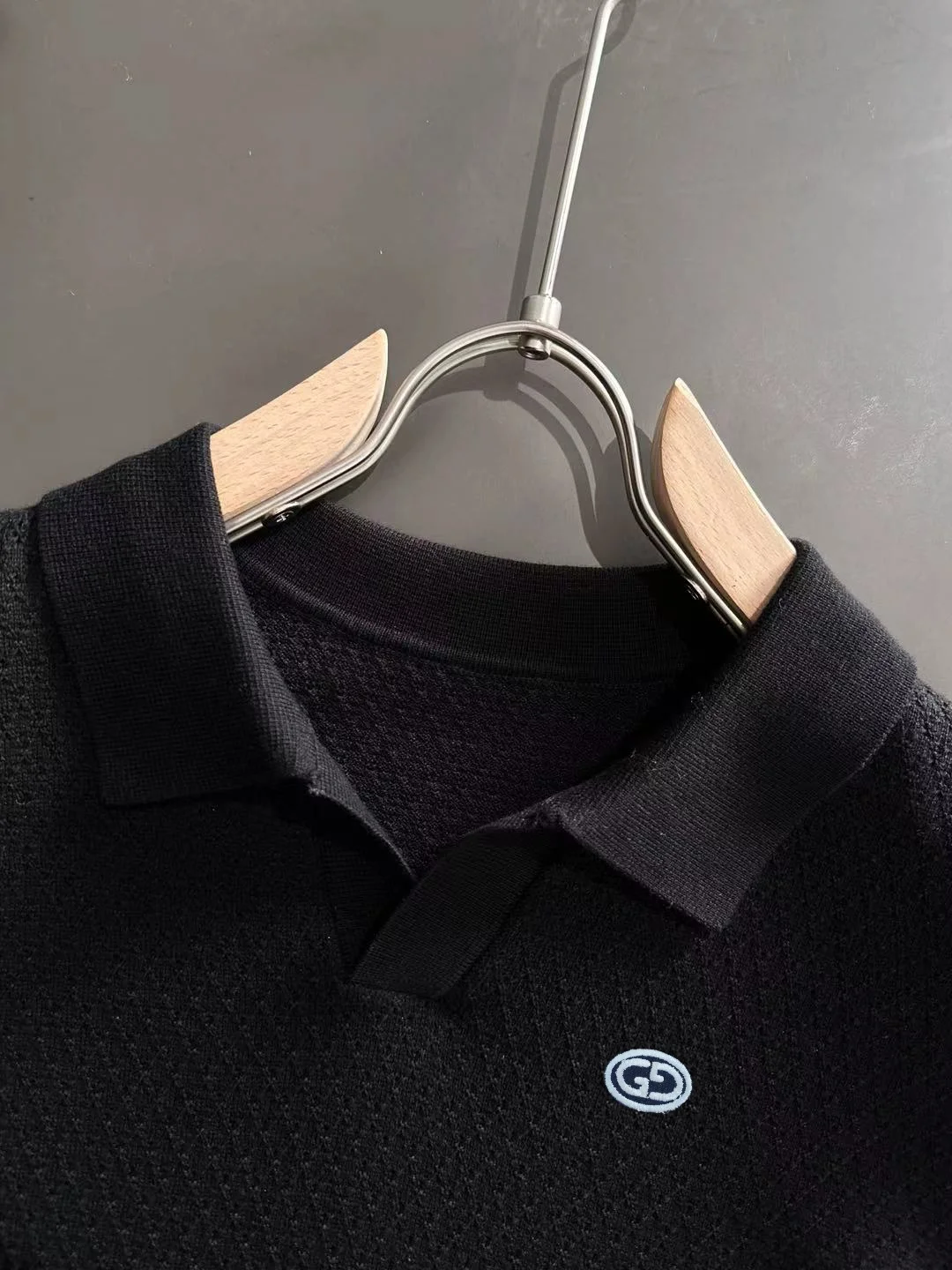 Textured Knit Polo Shirt D20014777 — view 3