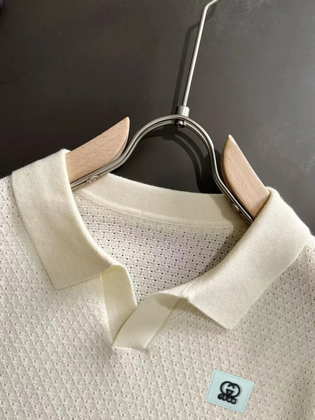Textured Knit Polo Shirt D20014865 — view 3
