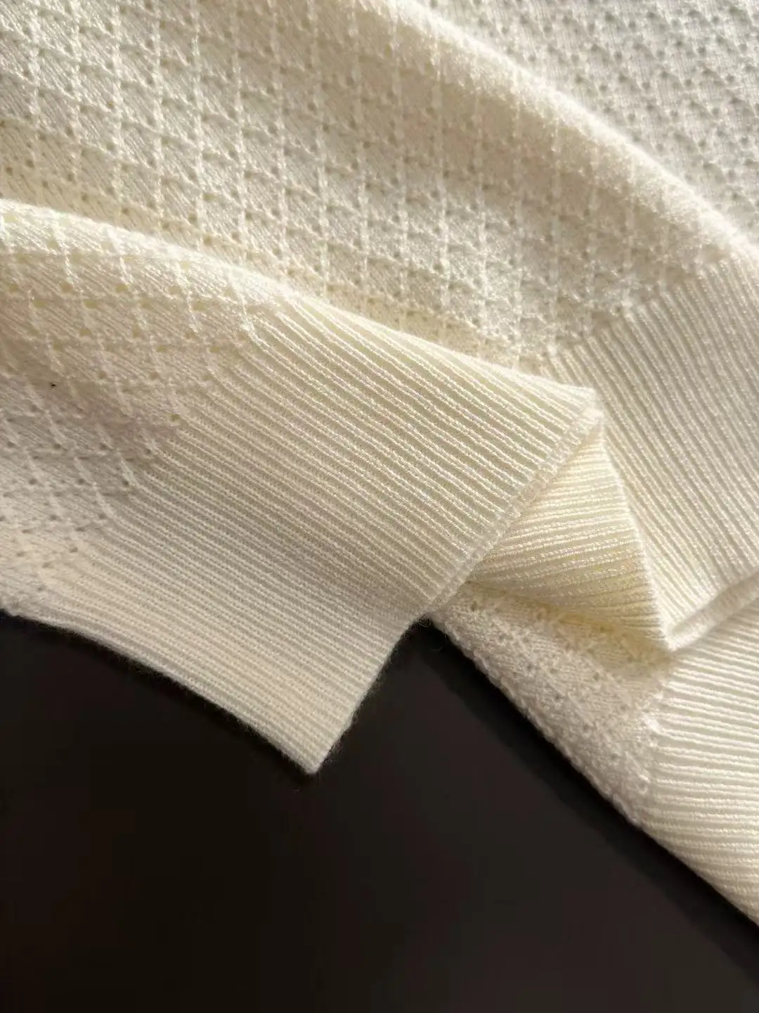 Textured Knit Polo Shirt D20014865 — view 6