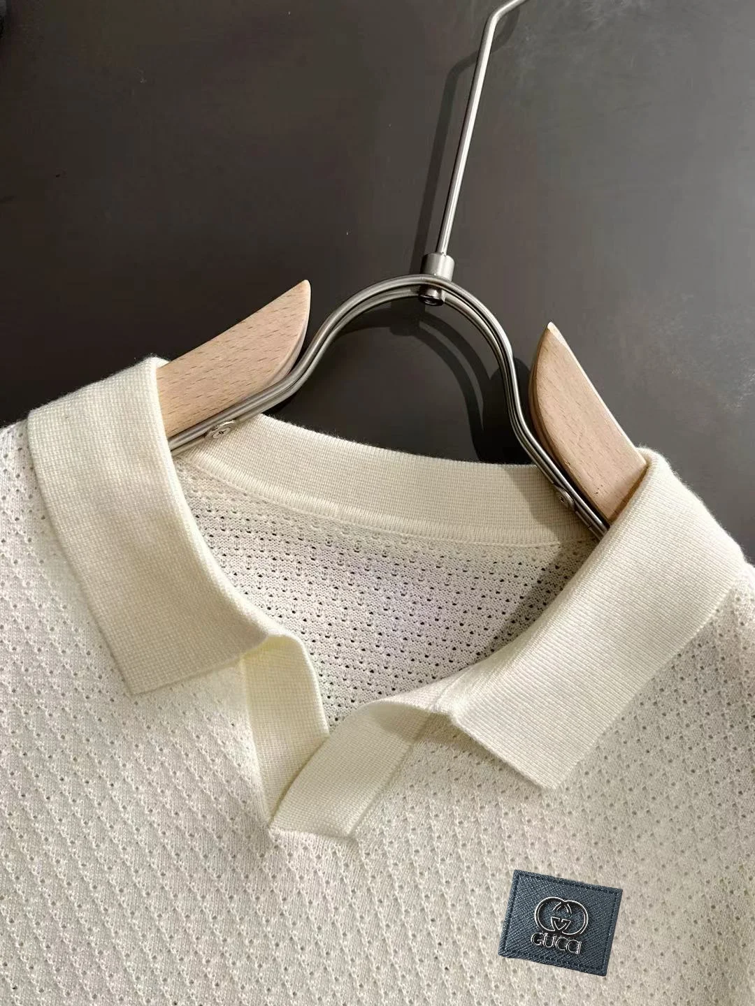 Textured Knit Polo Shirt D20014867 — view 3