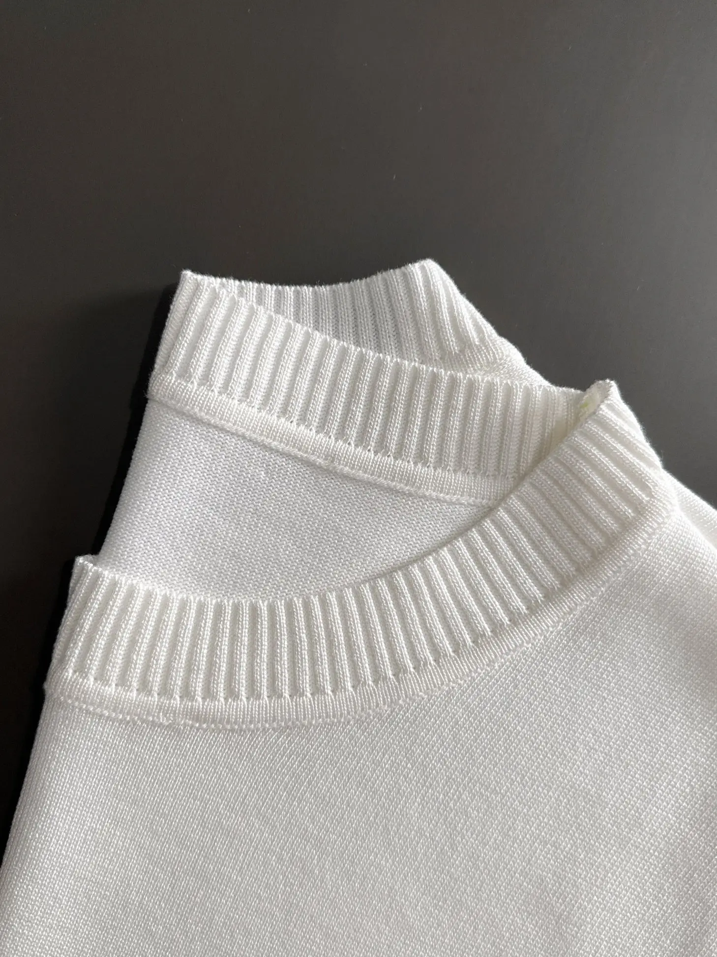 Logo-Embroidered Fine-Knit T-Shirt D20014800 — view 7