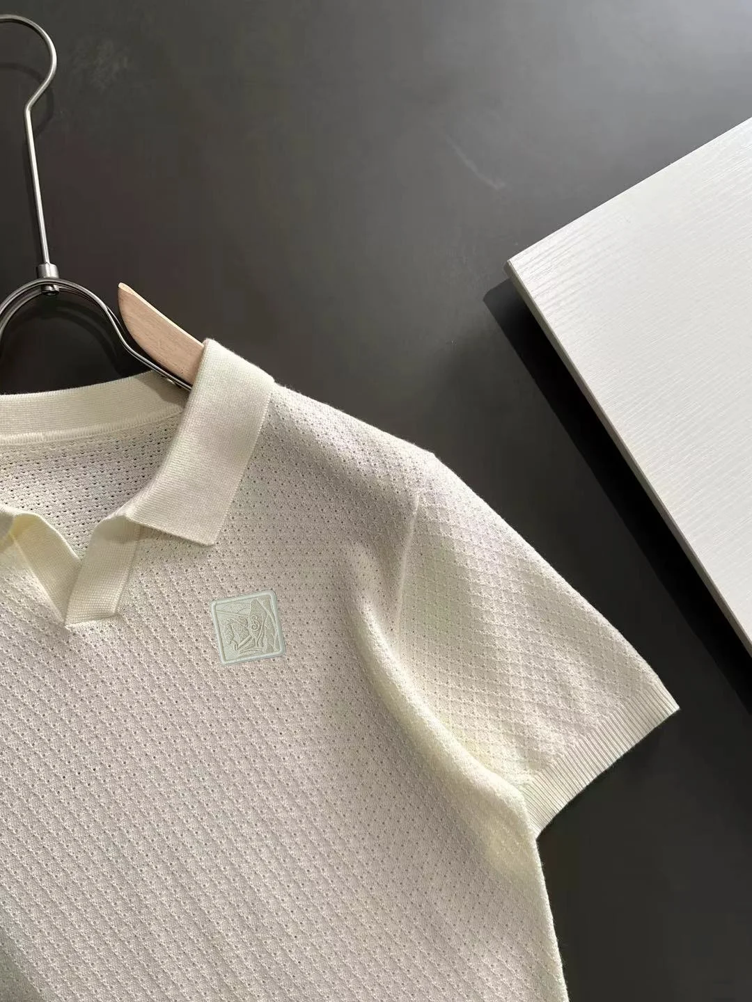 Textured Knit Polo Shirt D20014851 — view 2