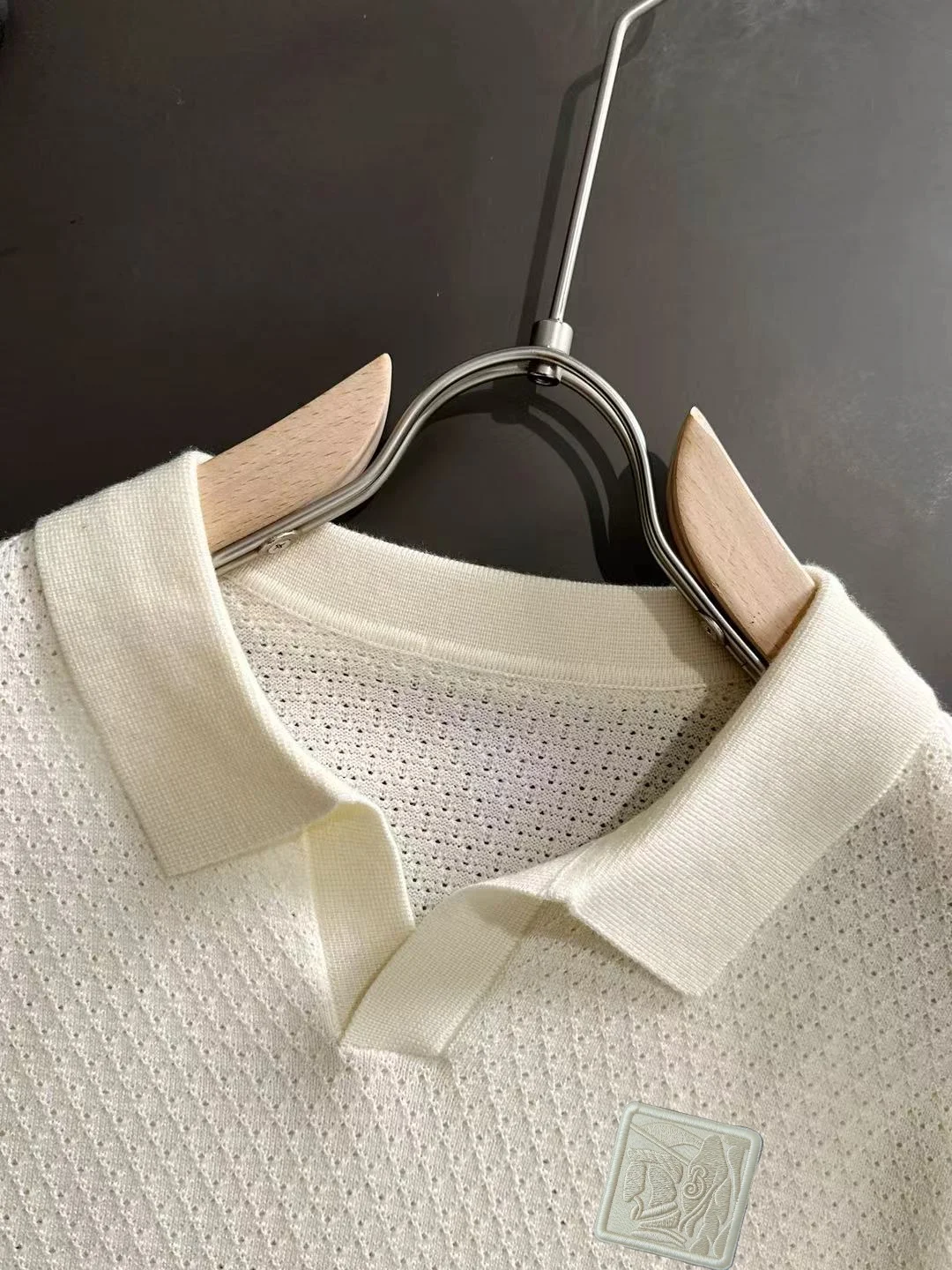 Textured Knit Polo Shirt D20014851 — view 3
