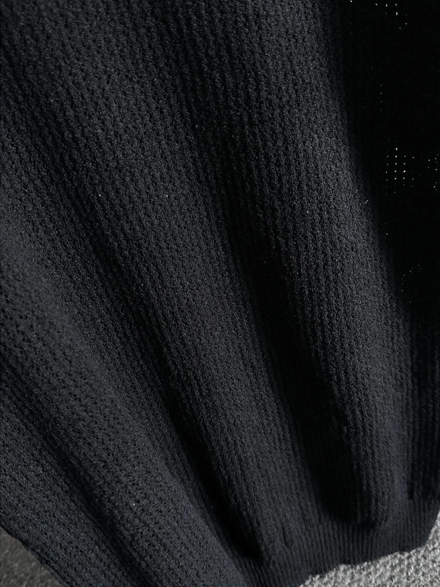 Open-Knit Short-Sleeved Polo Shirt D20014803 — view 7