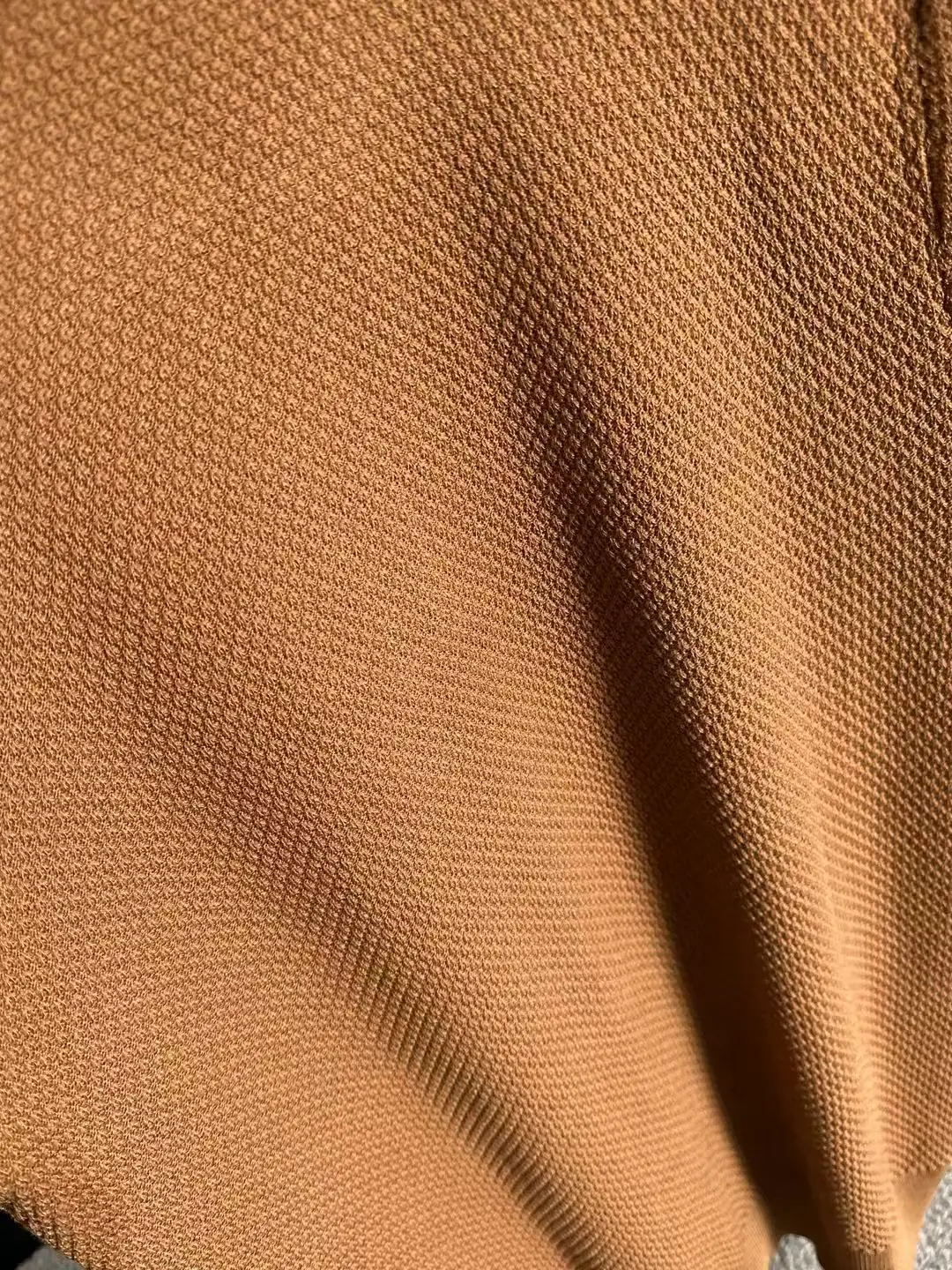 Anagram Logo Waffle-Knit Polo Shirt D20014834 — view 6