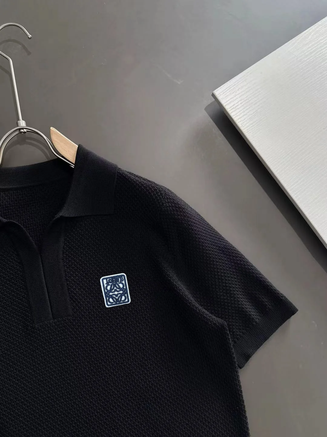 Waffle-Knit Cotton-Blend Polo Shirt D20014831 — view 2