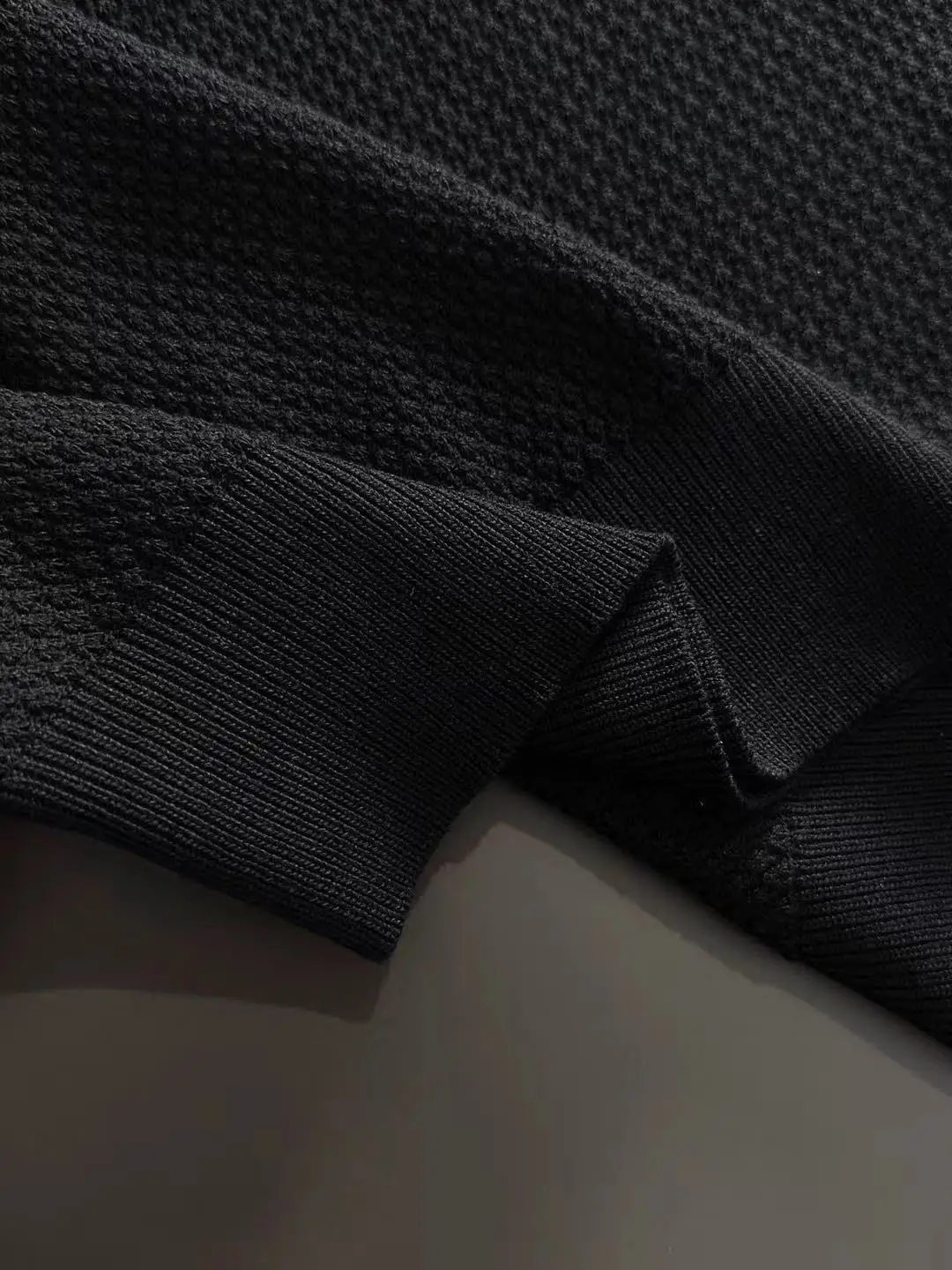 Waffle-Knit Cotton-Blend Polo Shirt D20014831 — view 5