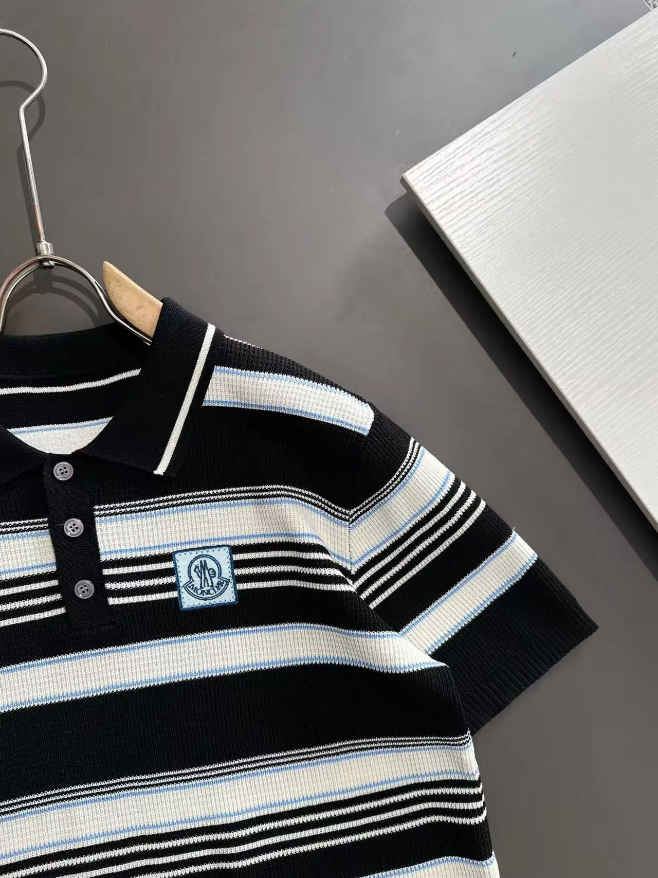 Striped Knit Polo Shirt D20014840 — view 2