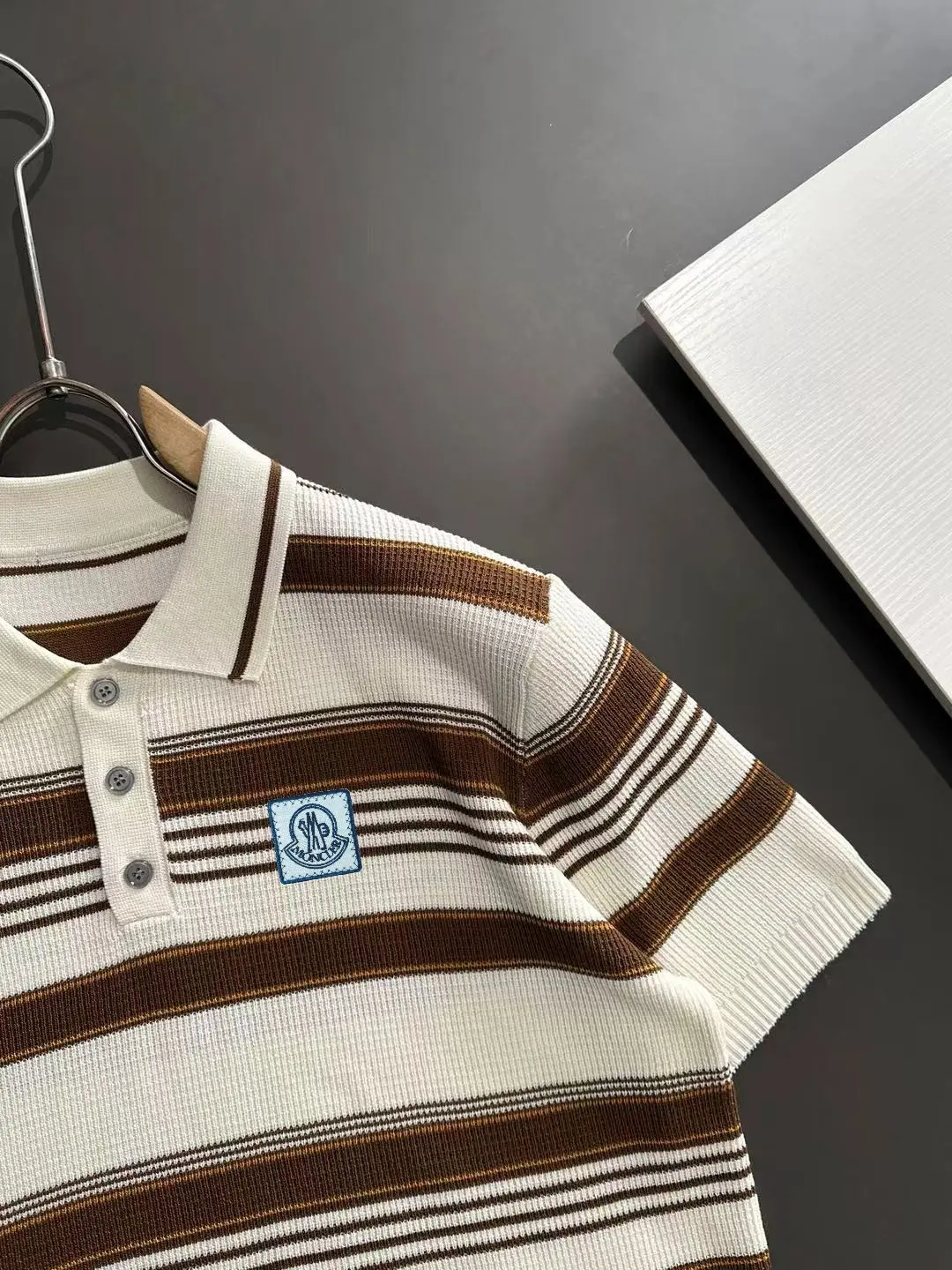 Striped Knit Polo Shirt D20014839 — view 2