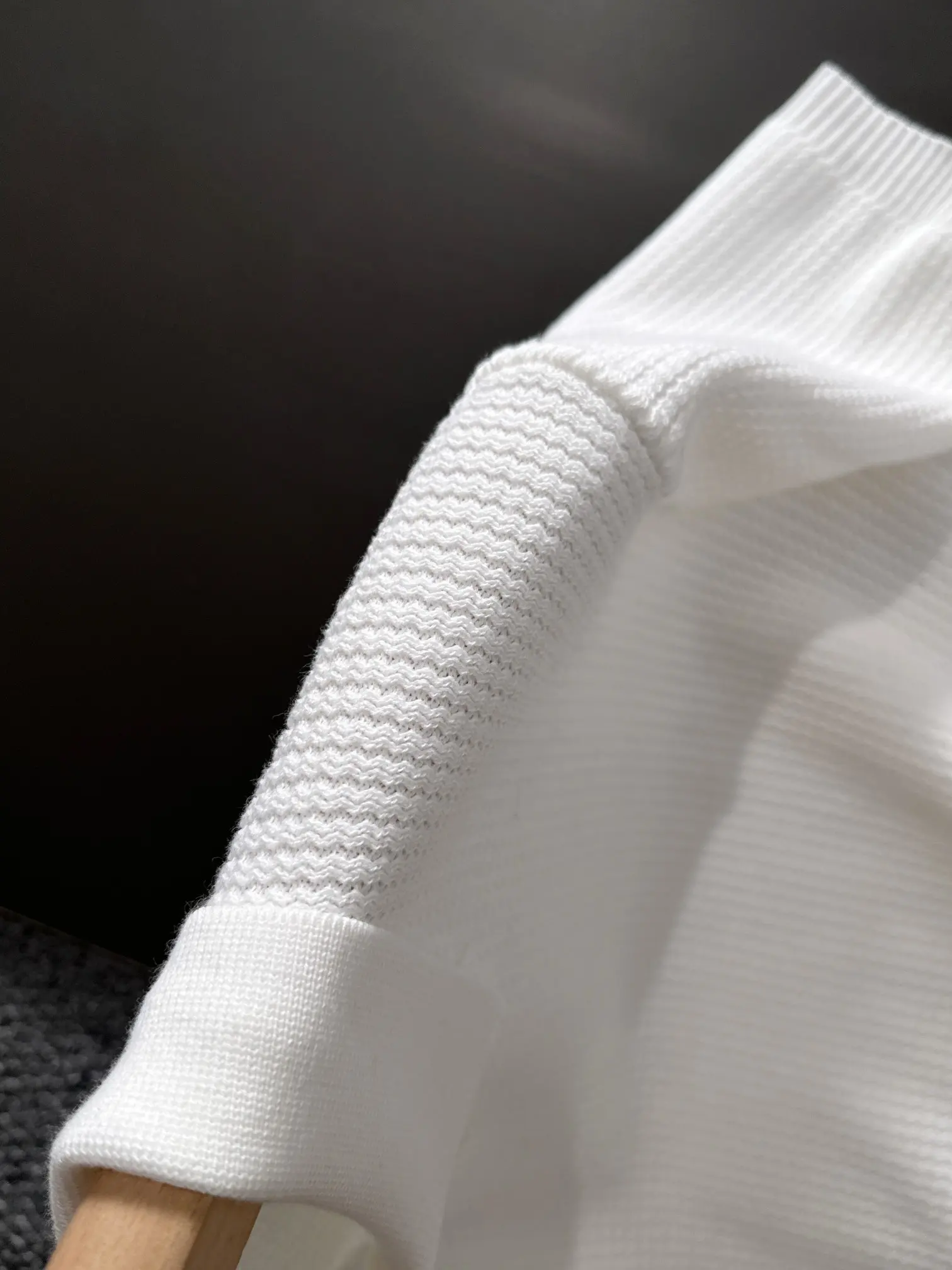 Slim-Fit Waffle-Knit Polo Shirt D20014808 — view 5