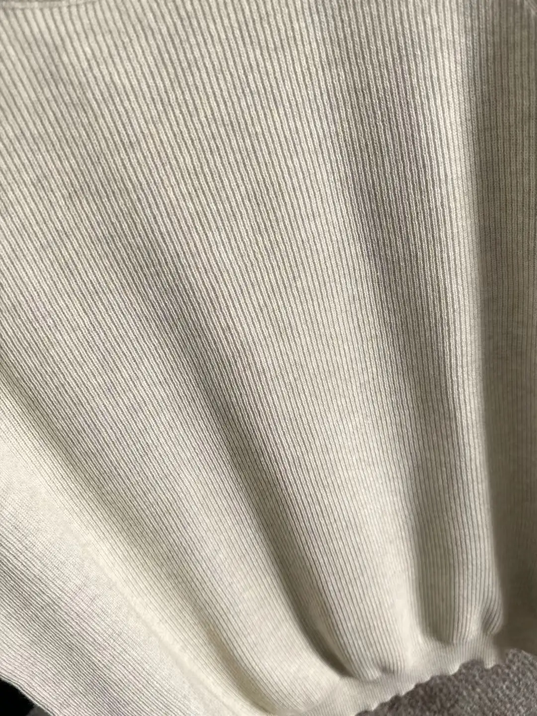 Moncler Ribbed Knit Short-Sleeve Sweater D20014757 — view 6