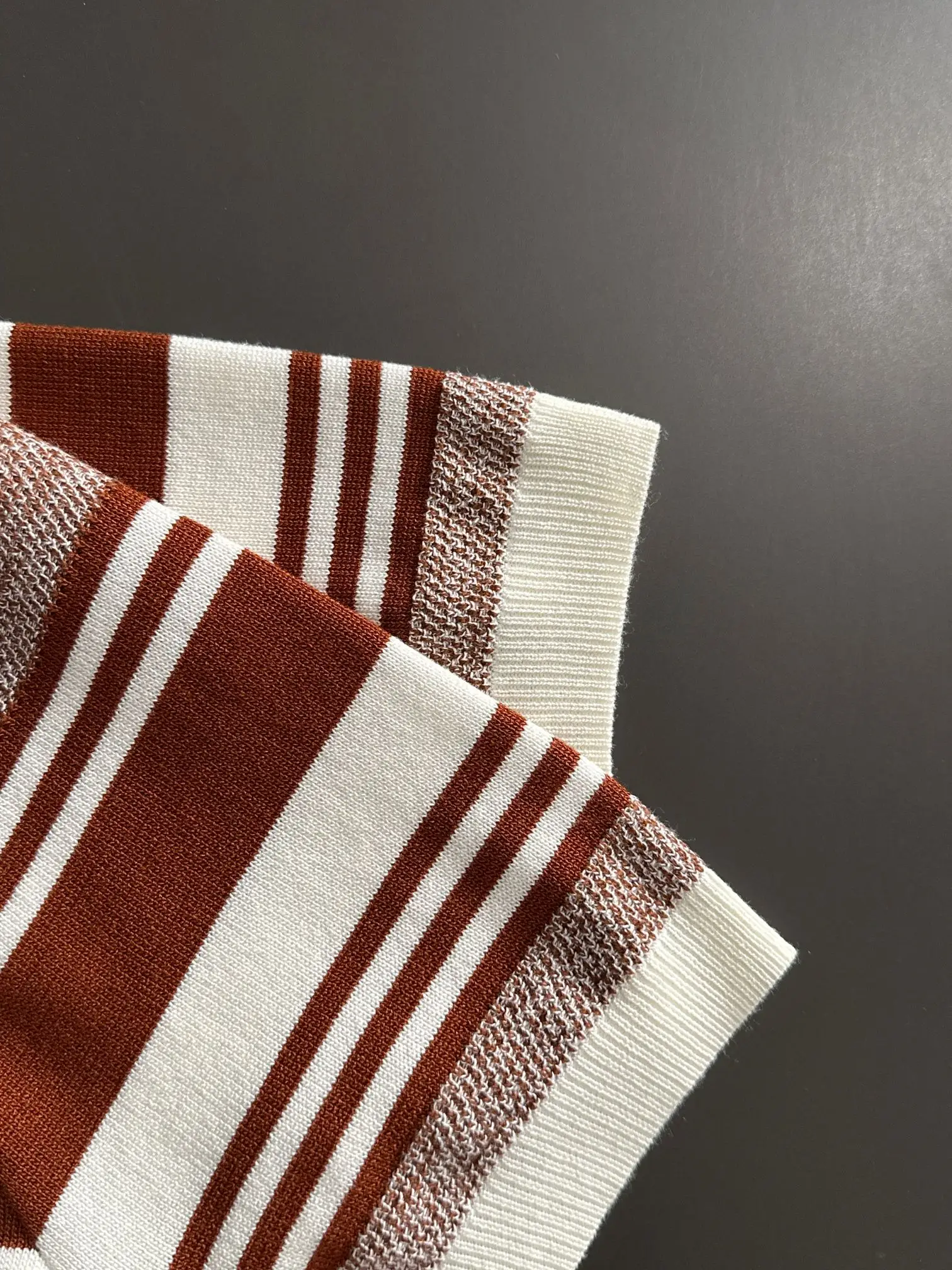 Striped Jacquard Knit T-Shirt D20014815 — view 4