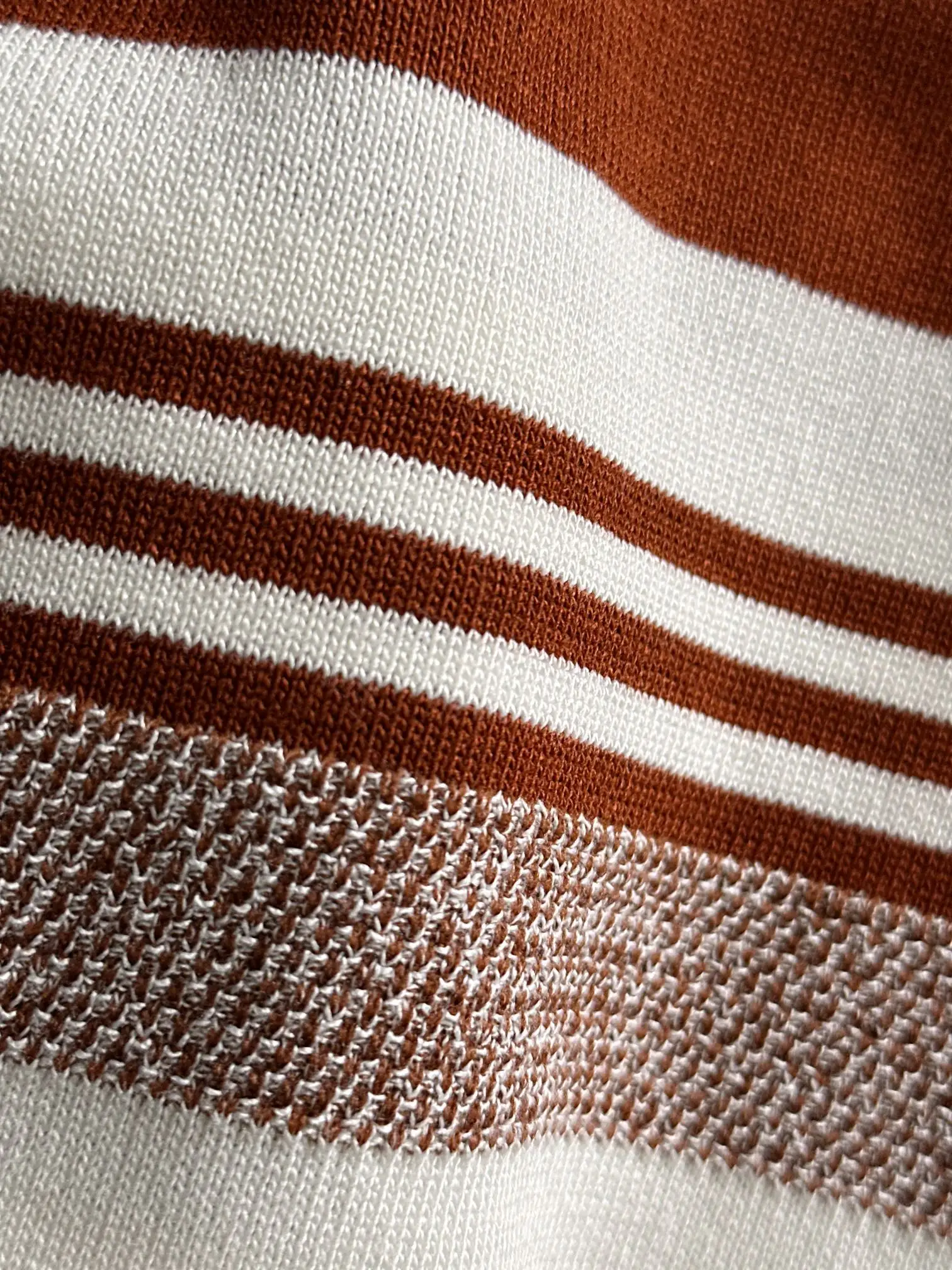 Striped Jacquard Knit T-Shirt D20014815 — view 6
