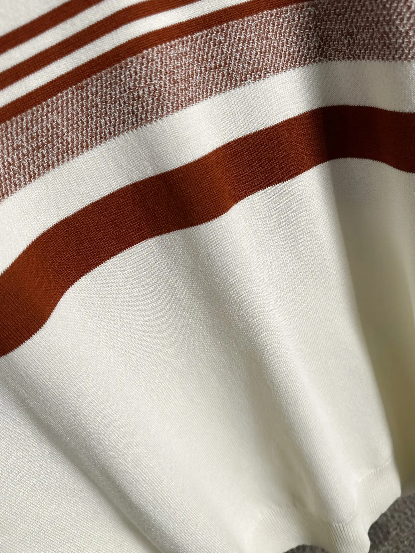 Striped Jacquard Knit T-Shirt D20014815 — view 7