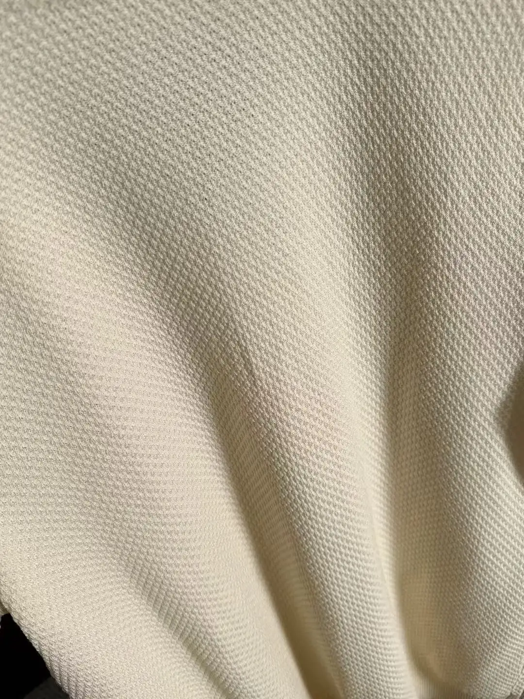 Logo-Appliqué Waffle-Knit Polo Shirt D20014761 — view 6