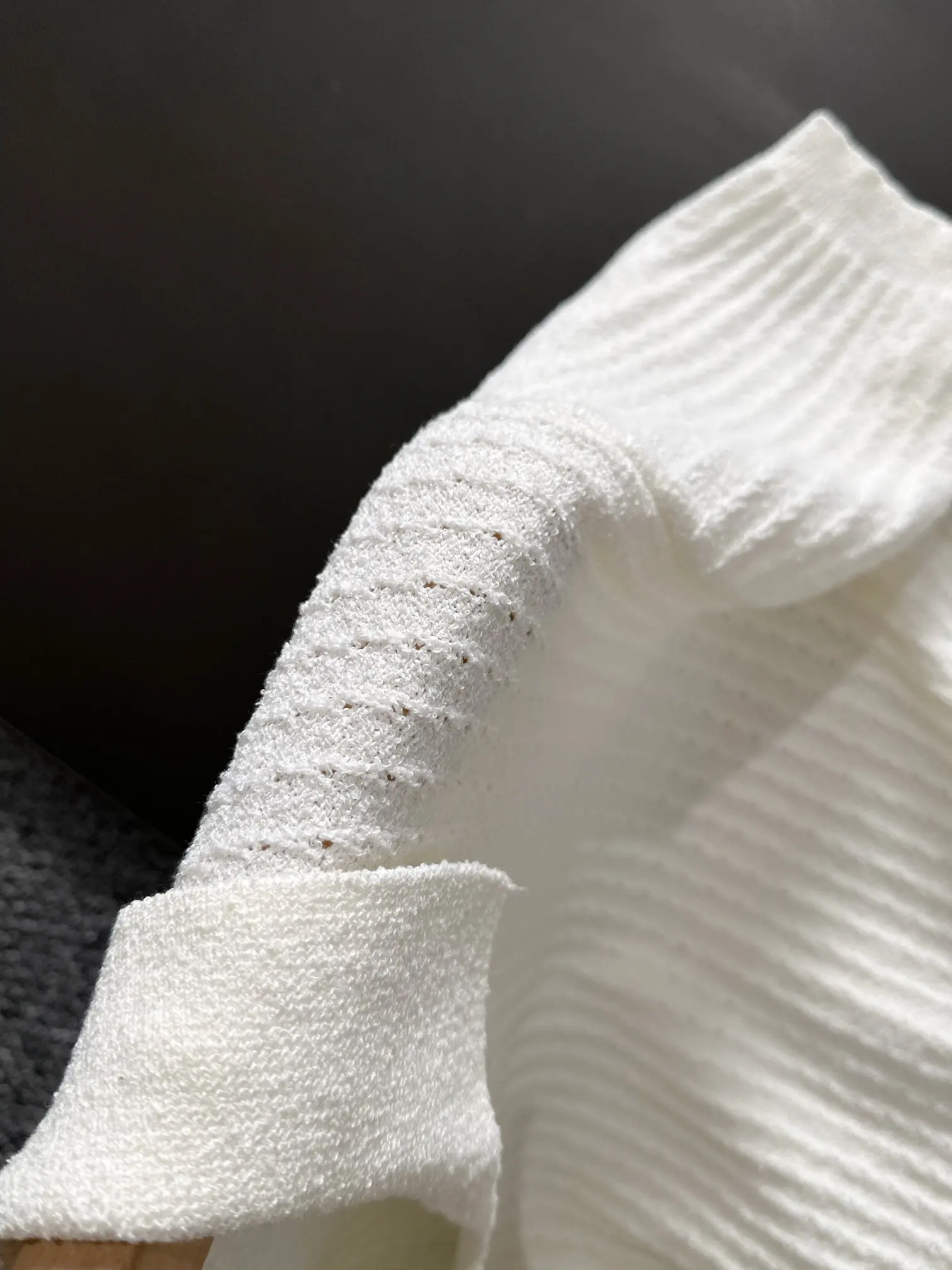 Textured Knit Short-Sleeve Polo Shirt D20014806 — view 4