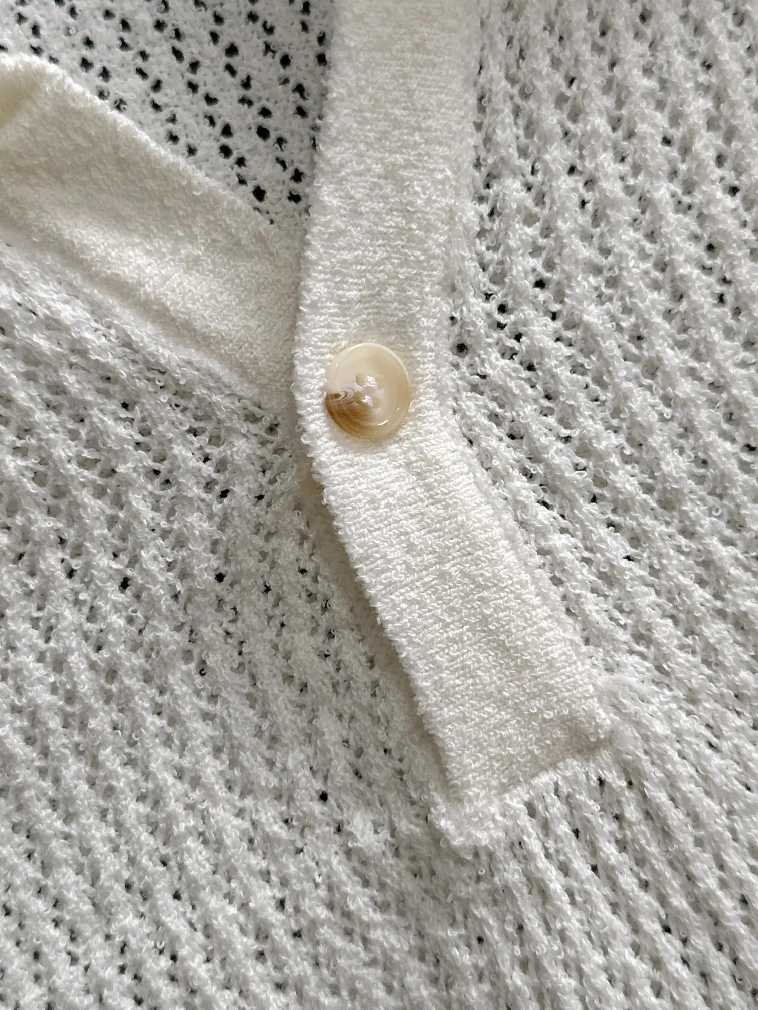 Open-Knit Mesh Polo Shirt D21013175 — view 4
