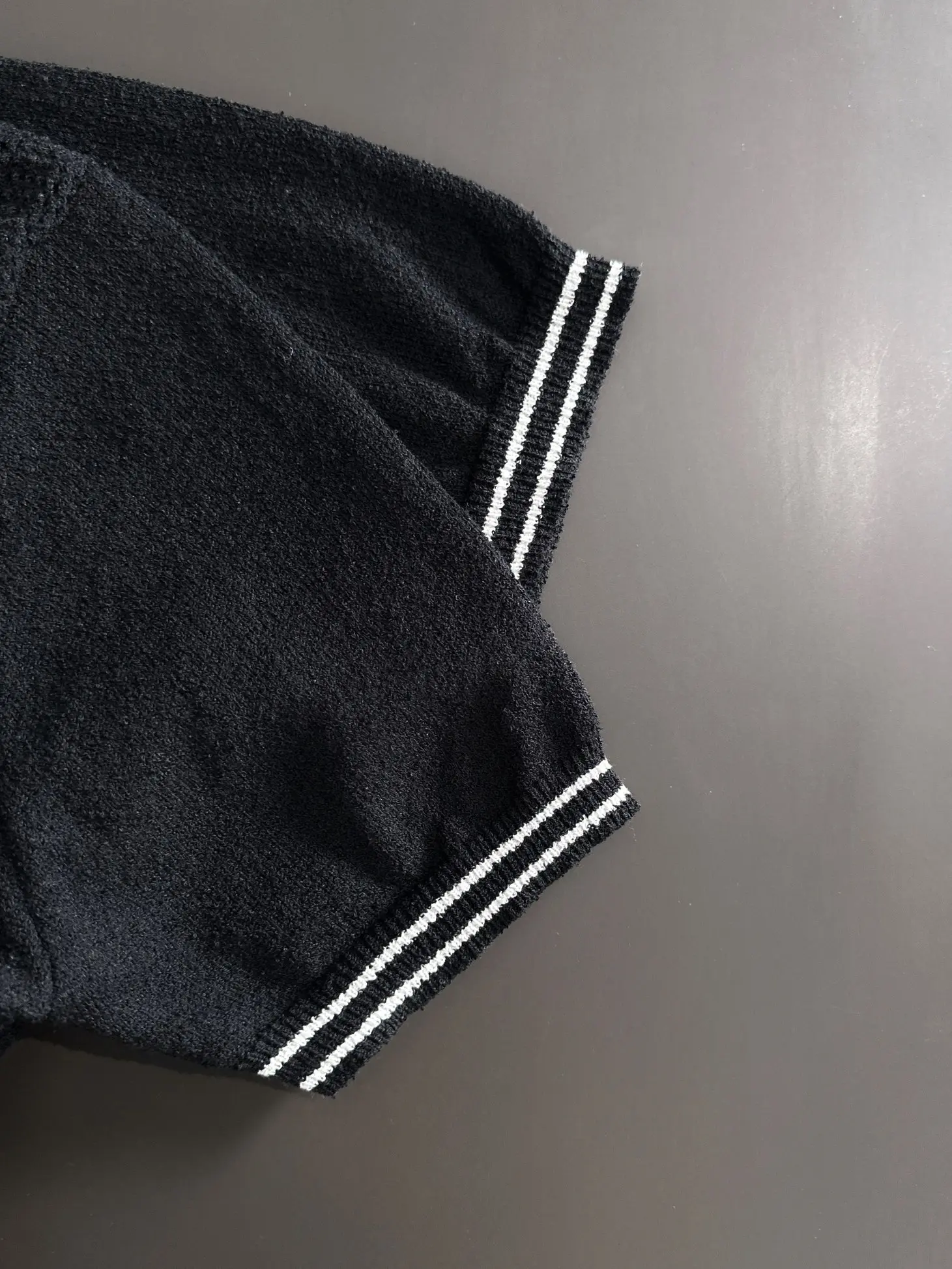 Half-Zip Textured Knit Polo Shirt D21013193 — view 5