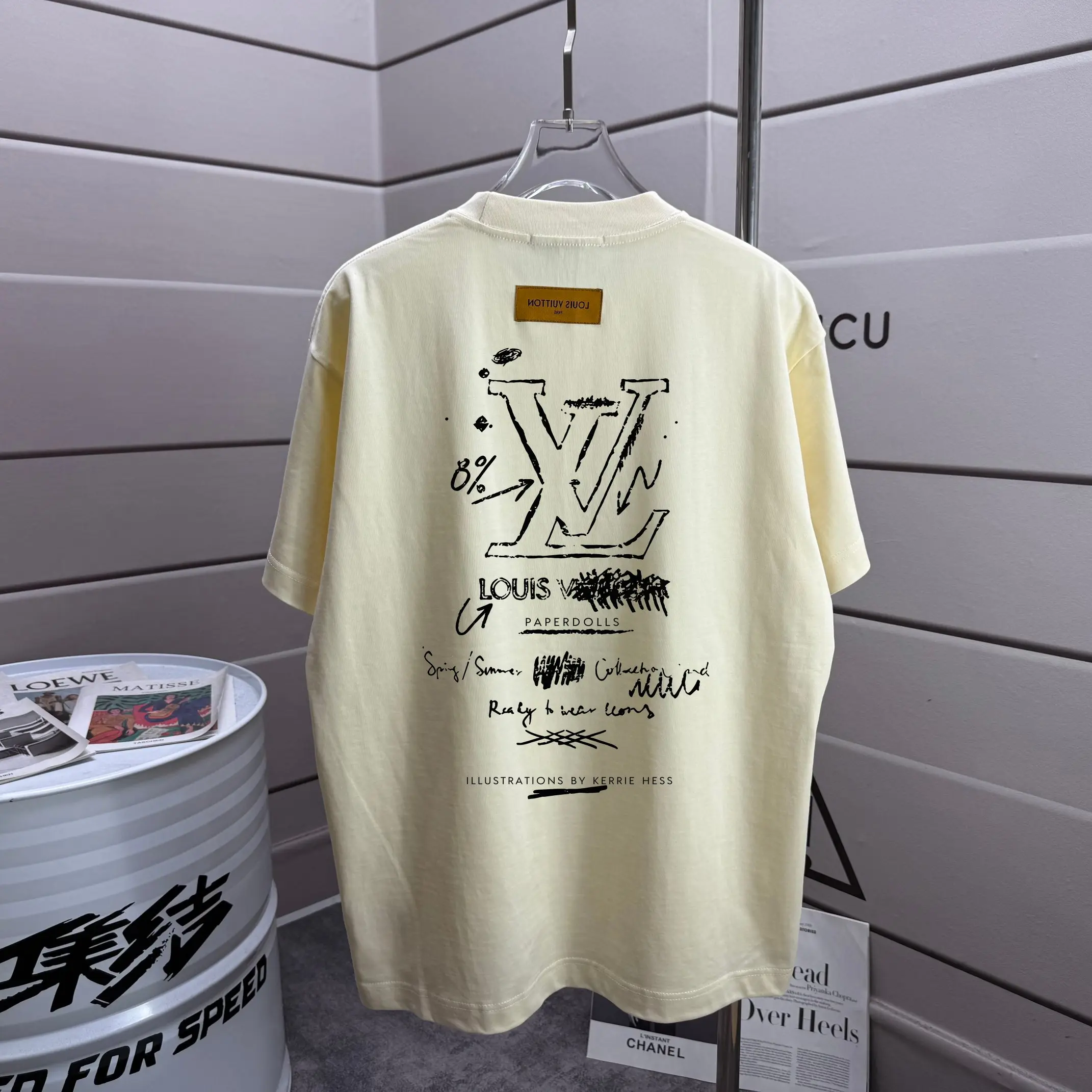 Graphic Print Cotton Jersey T-Shirt D13012183