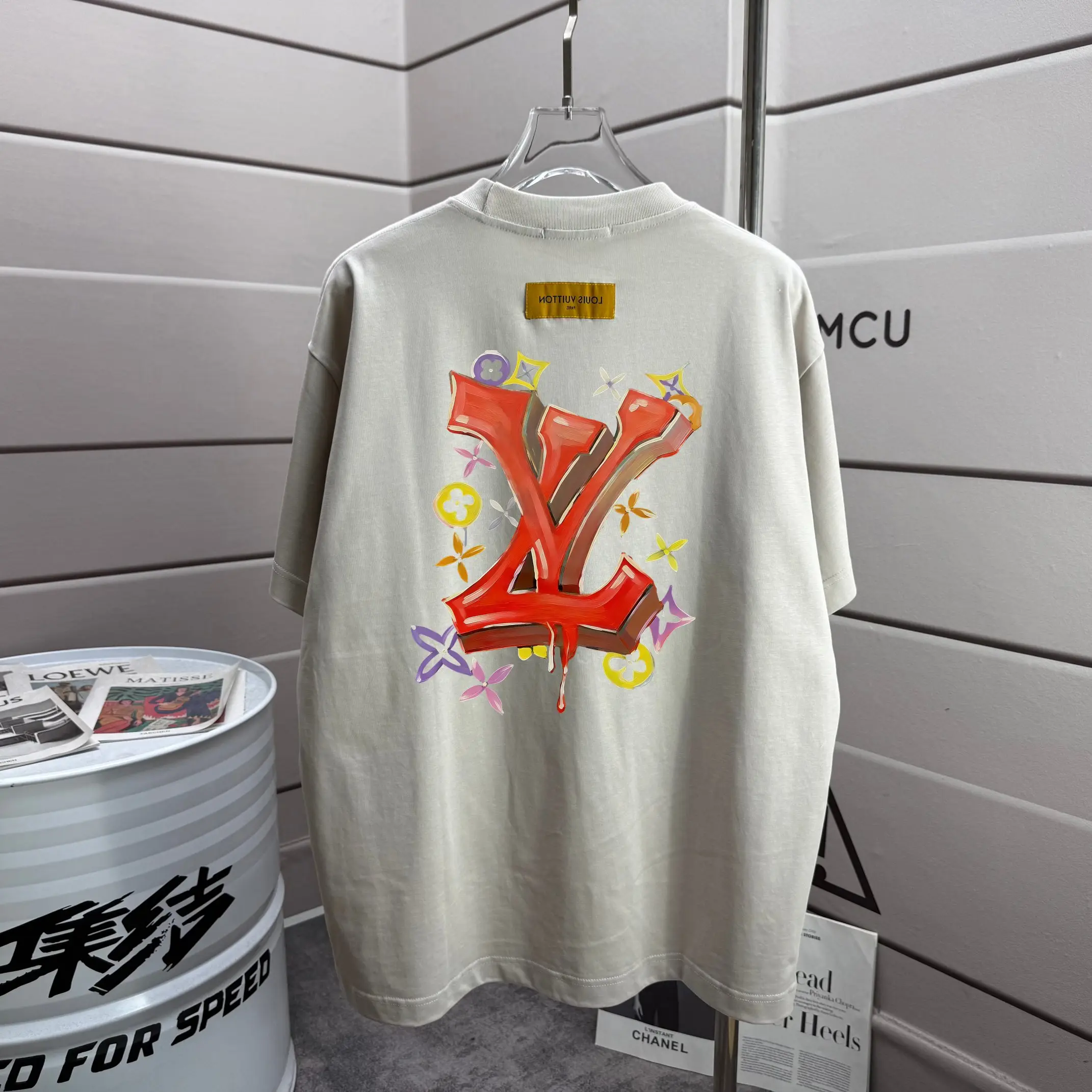 Logo Graphic Print Cotton T-Shirt D13012180