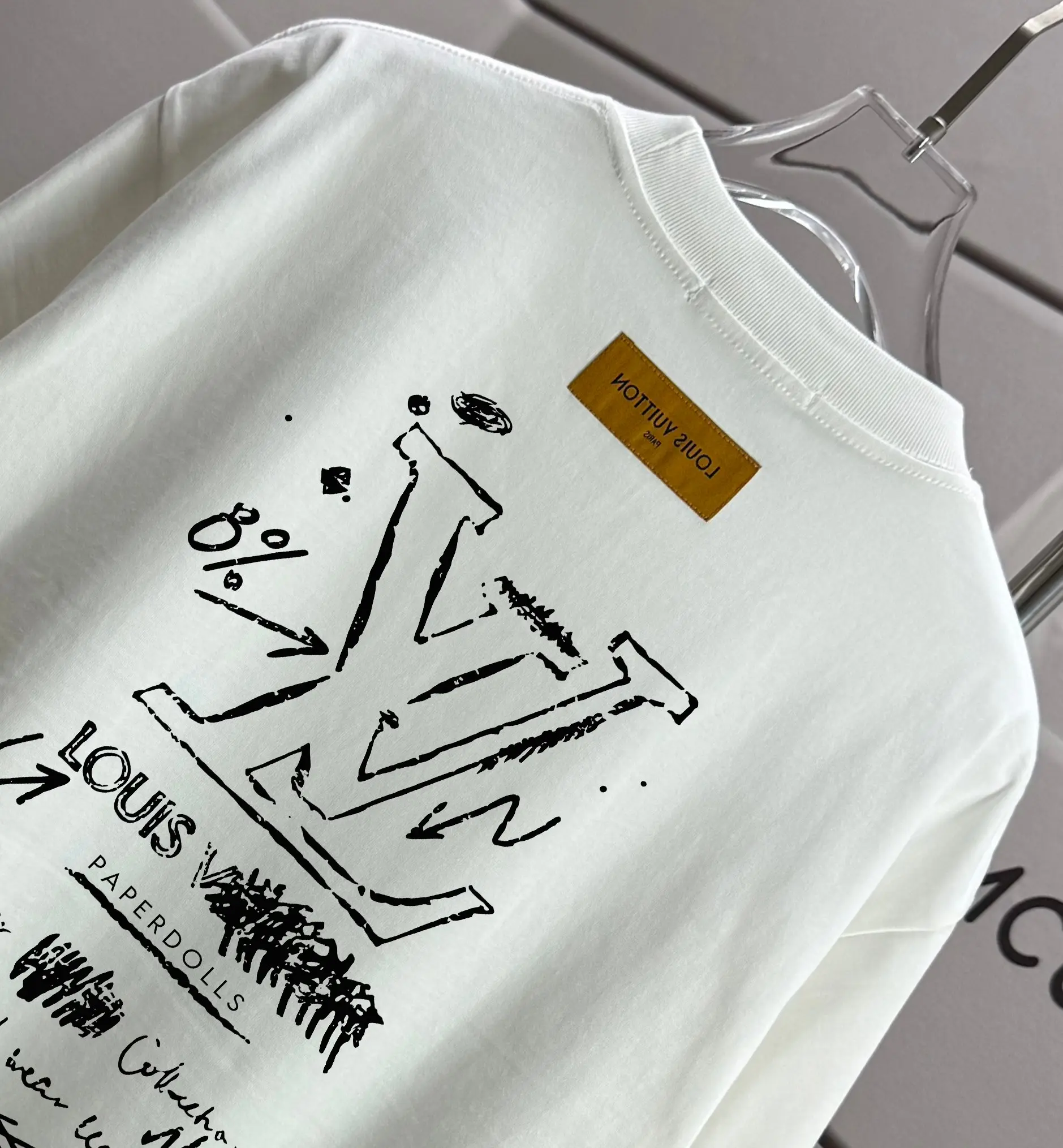 Logo Graphic Print Cotton T-Shirt D13012181 — view 3