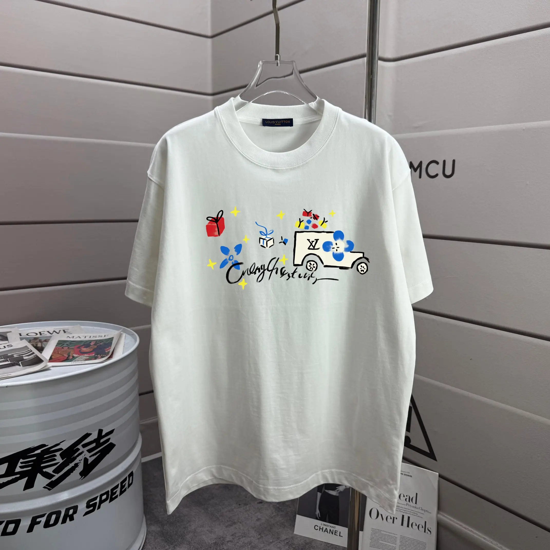 Graphic Print Cotton Jersey T-Shirt D13012185
