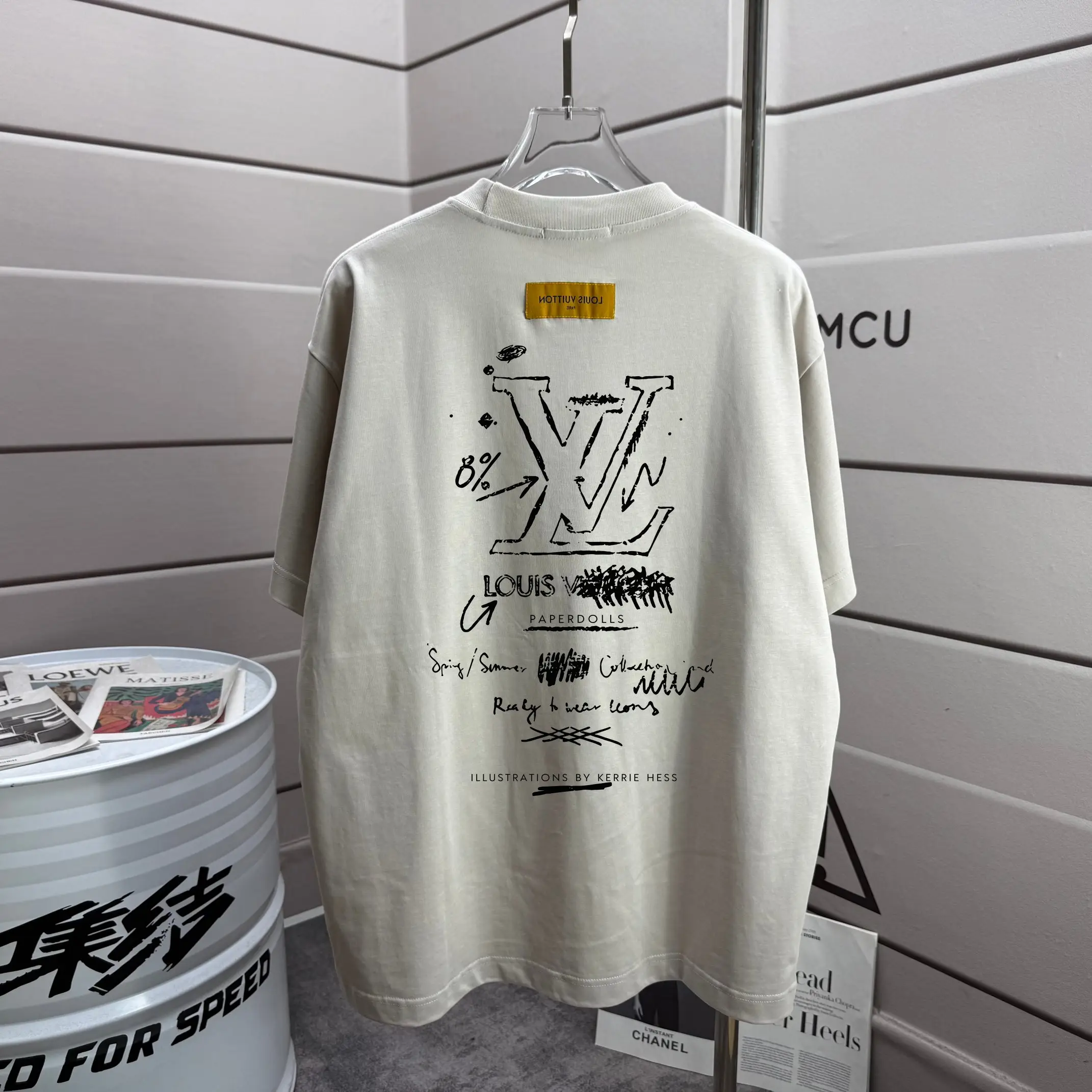 Graphic Print Cotton Jersey T-Shirt D13012184