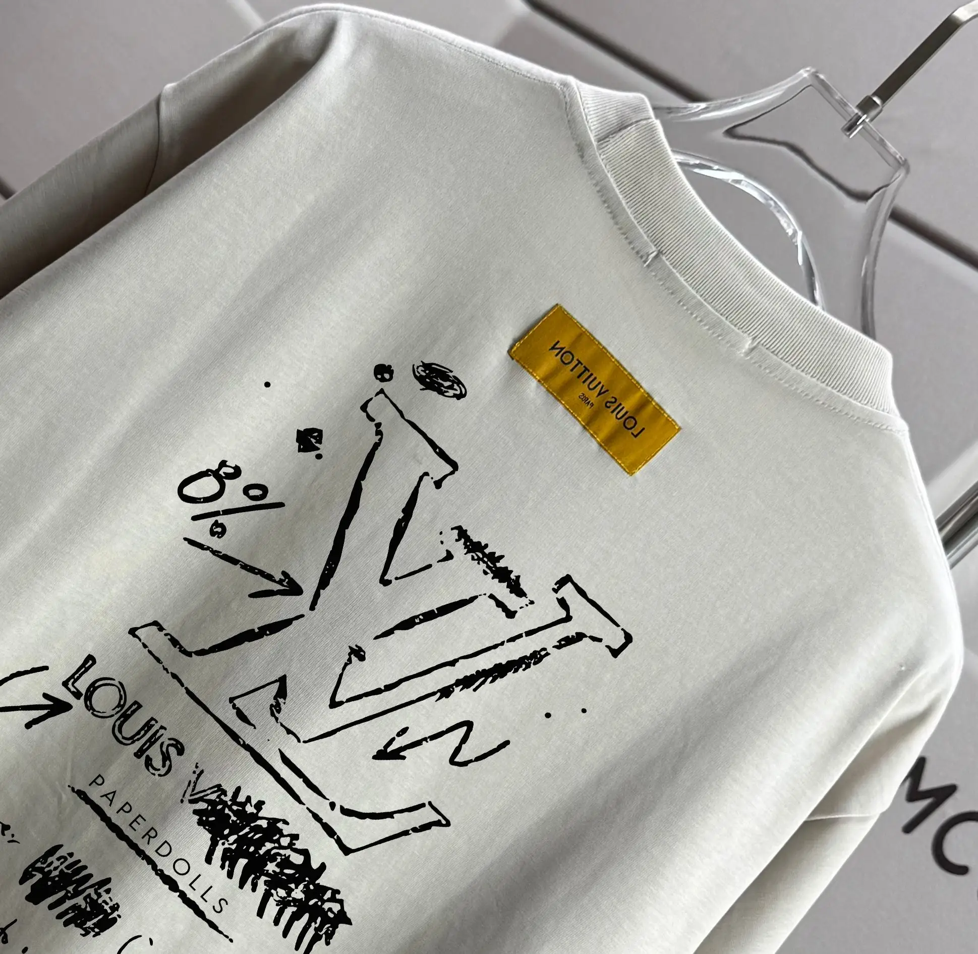 Graphic Print Cotton Jersey T-Shirt D13012184 — view 3