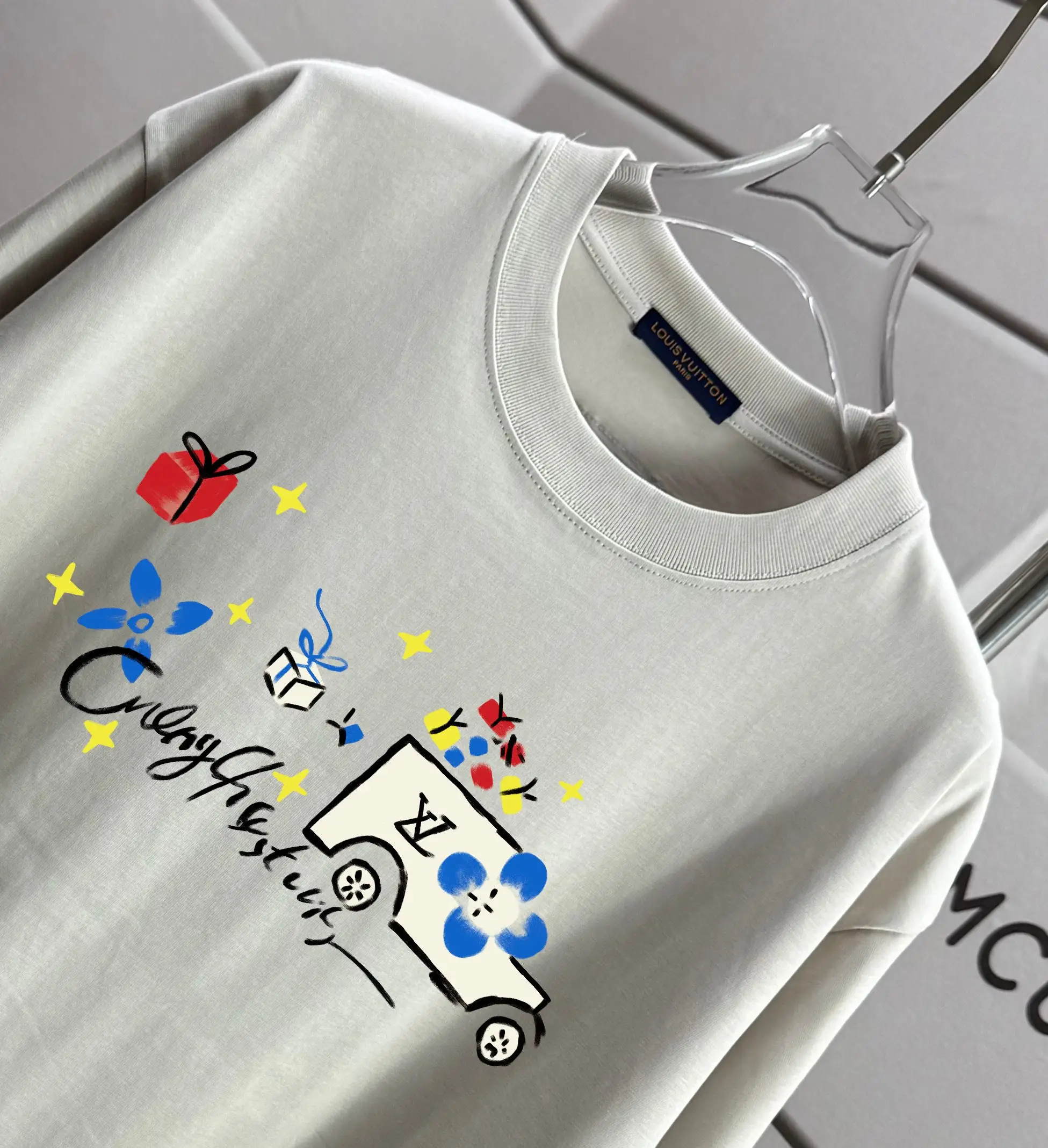 Graphic Print Cotton Jersey T-Shirt D13012188 — view 3