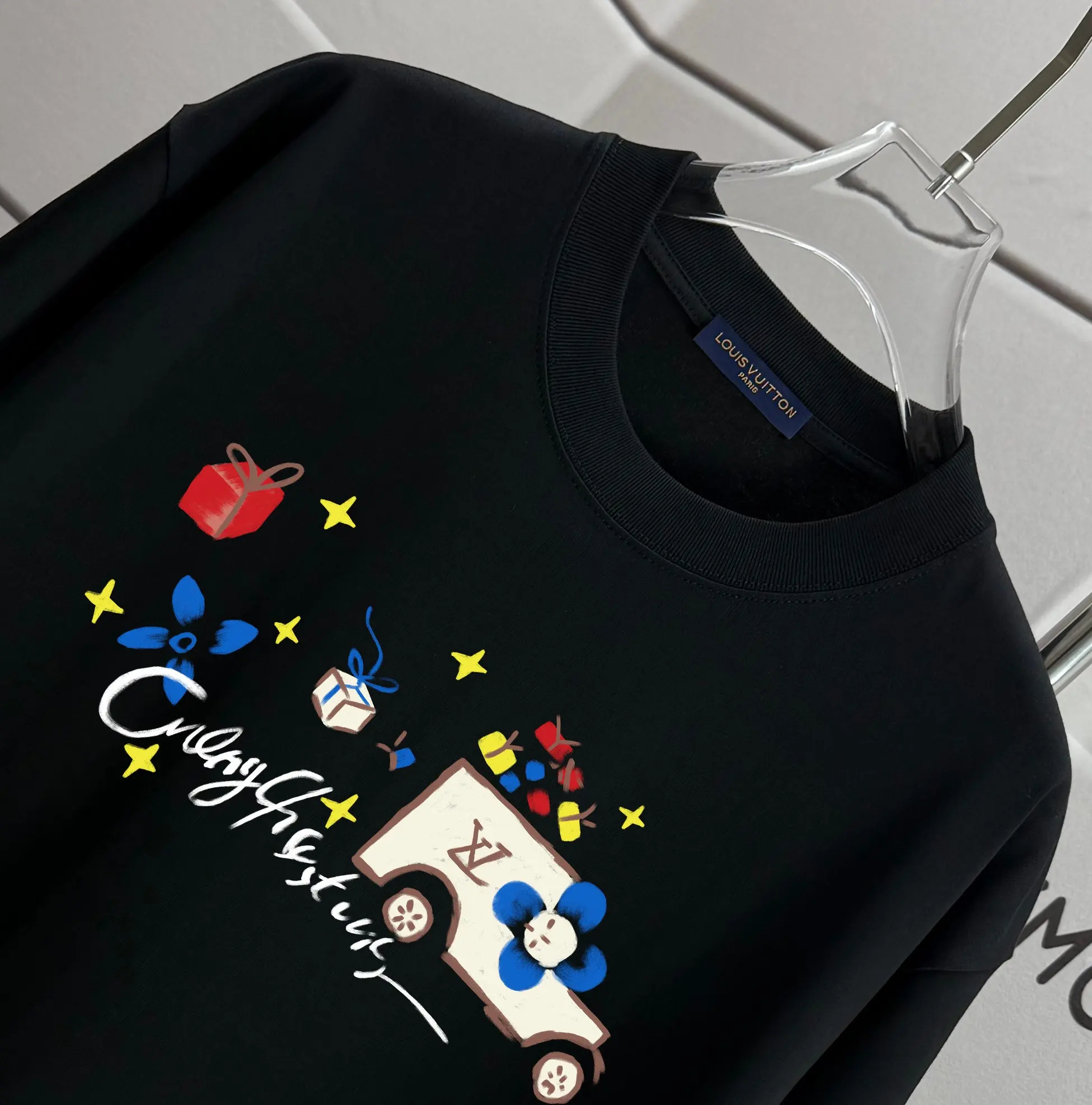 Graphic Print Cotton Jersey T-Shirt D13012186 — view 3