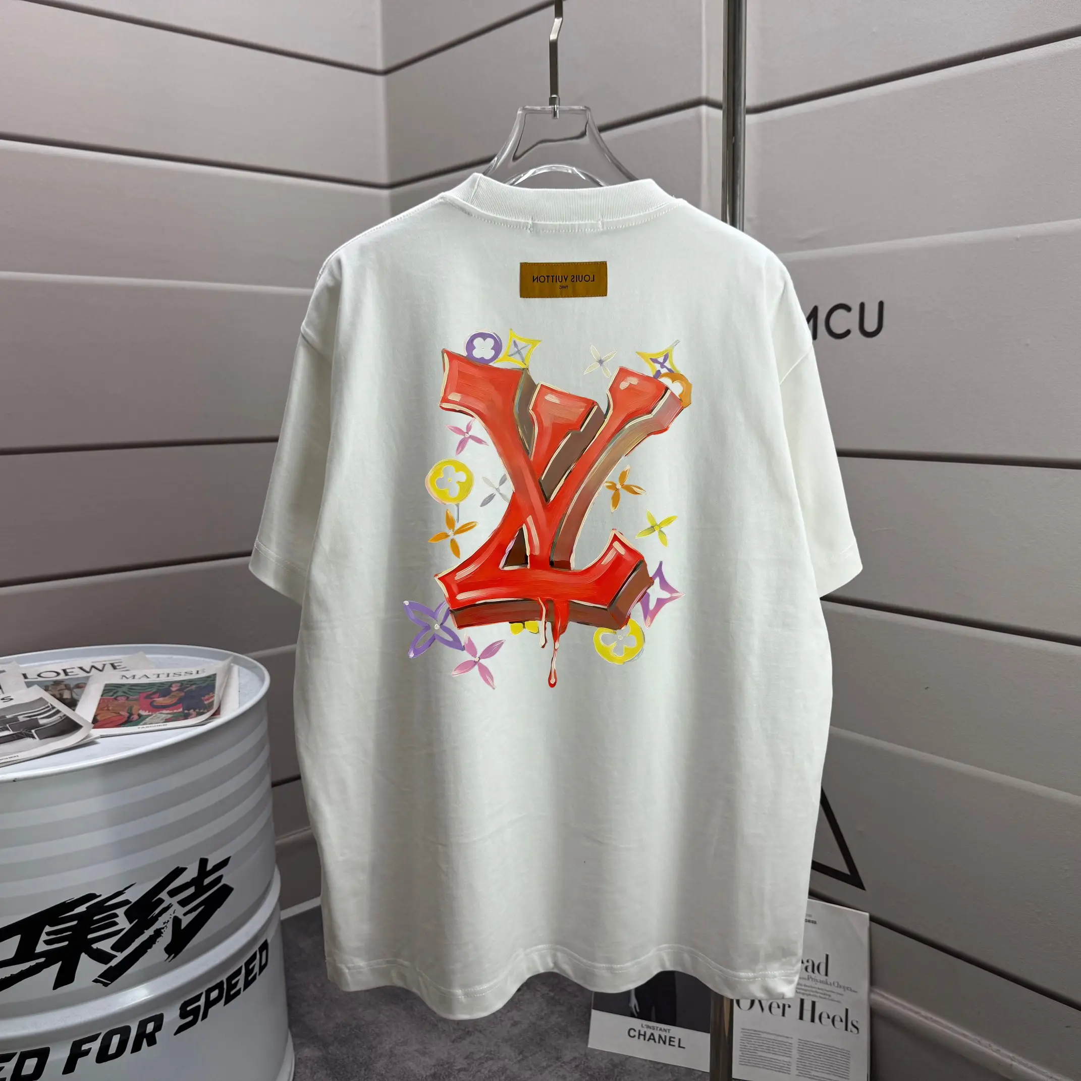 Logo Graphic Print Cotton T-Shirt D13012177