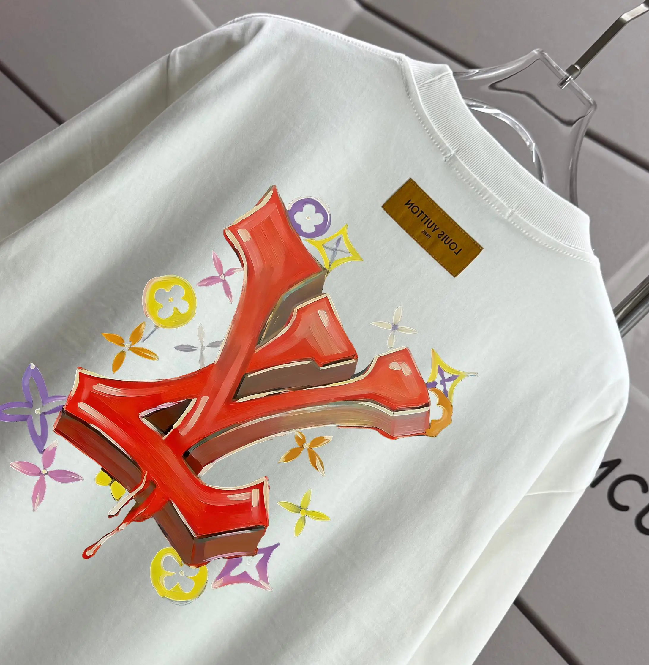 Logo Graphic Print Cotton T-Shirt D13012177 — view 3