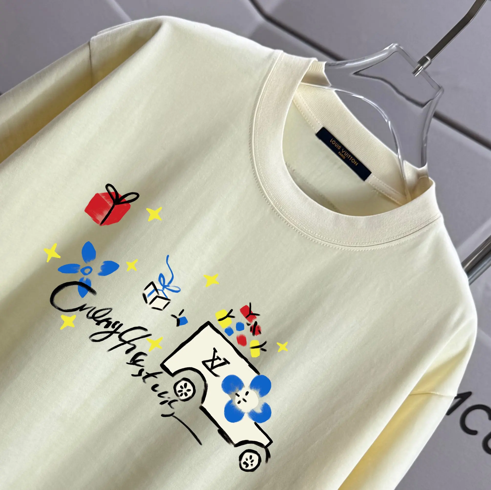 Graphic Print Cotton Jersey T-Shirt D13012187 — view 3