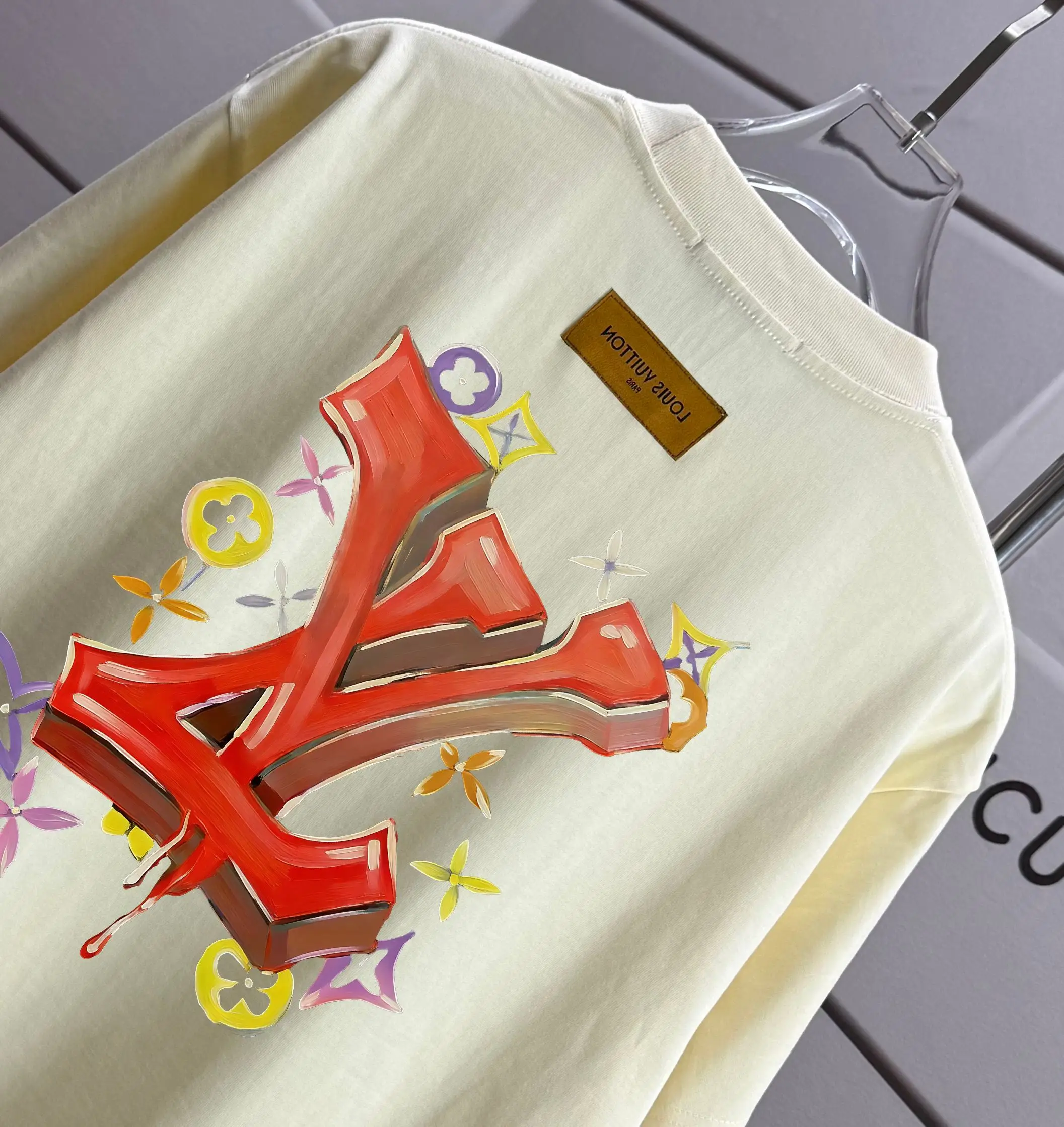Graphic Logo Print Cotton T-Shirt D13012179 — view 3
