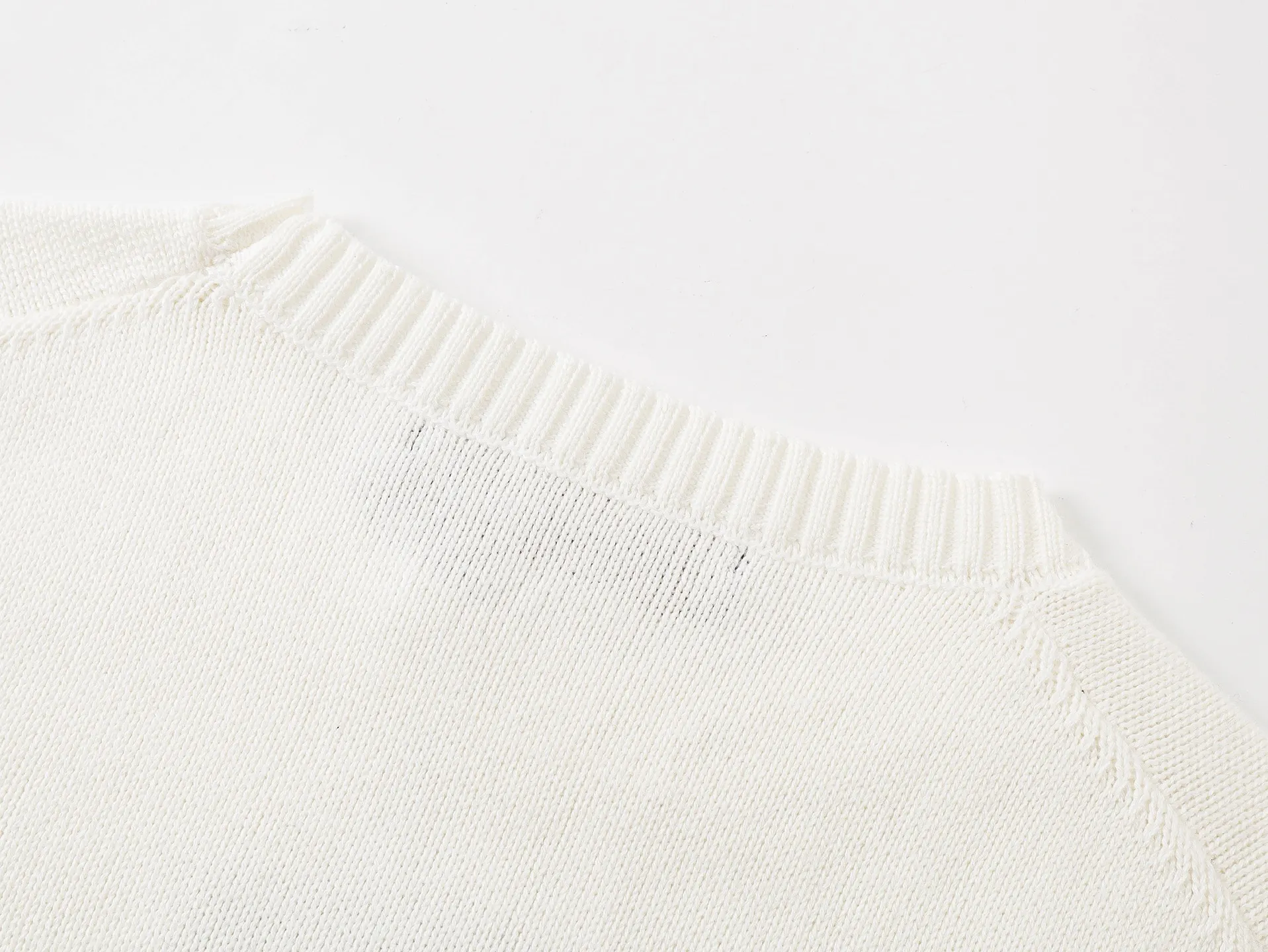 Monogram Embroidered Wool-Blend Knit Top D15520348 — view 5
