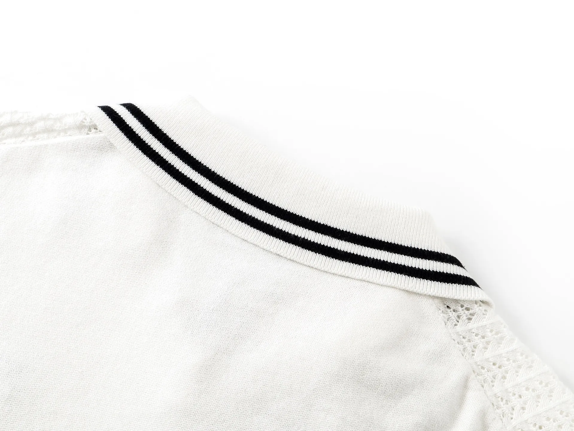 Open-Knit Cotton Polo Shirt D16020346 — view 5