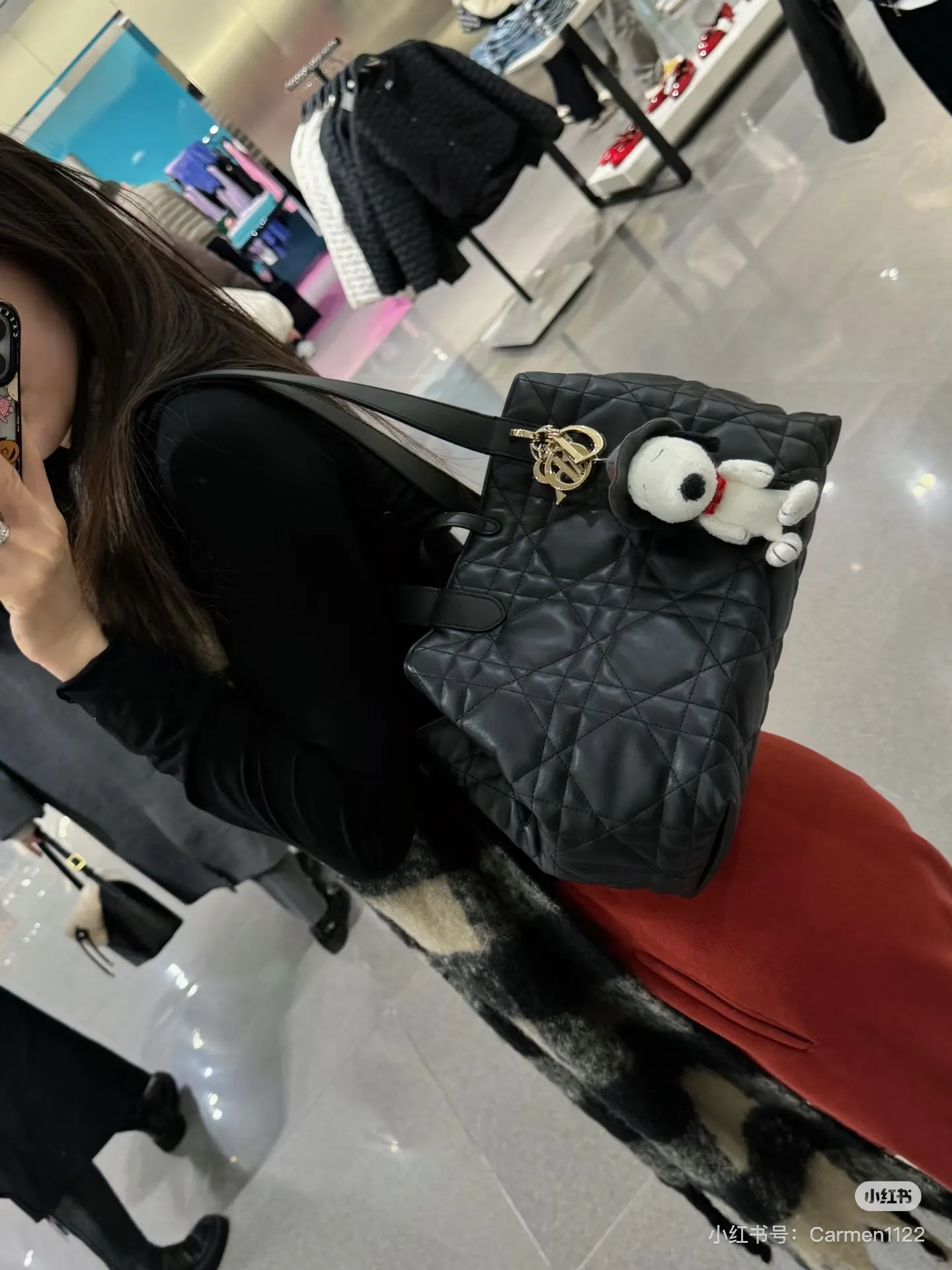 Quilted Leather Top-Handle Bag D79017763 — view 10