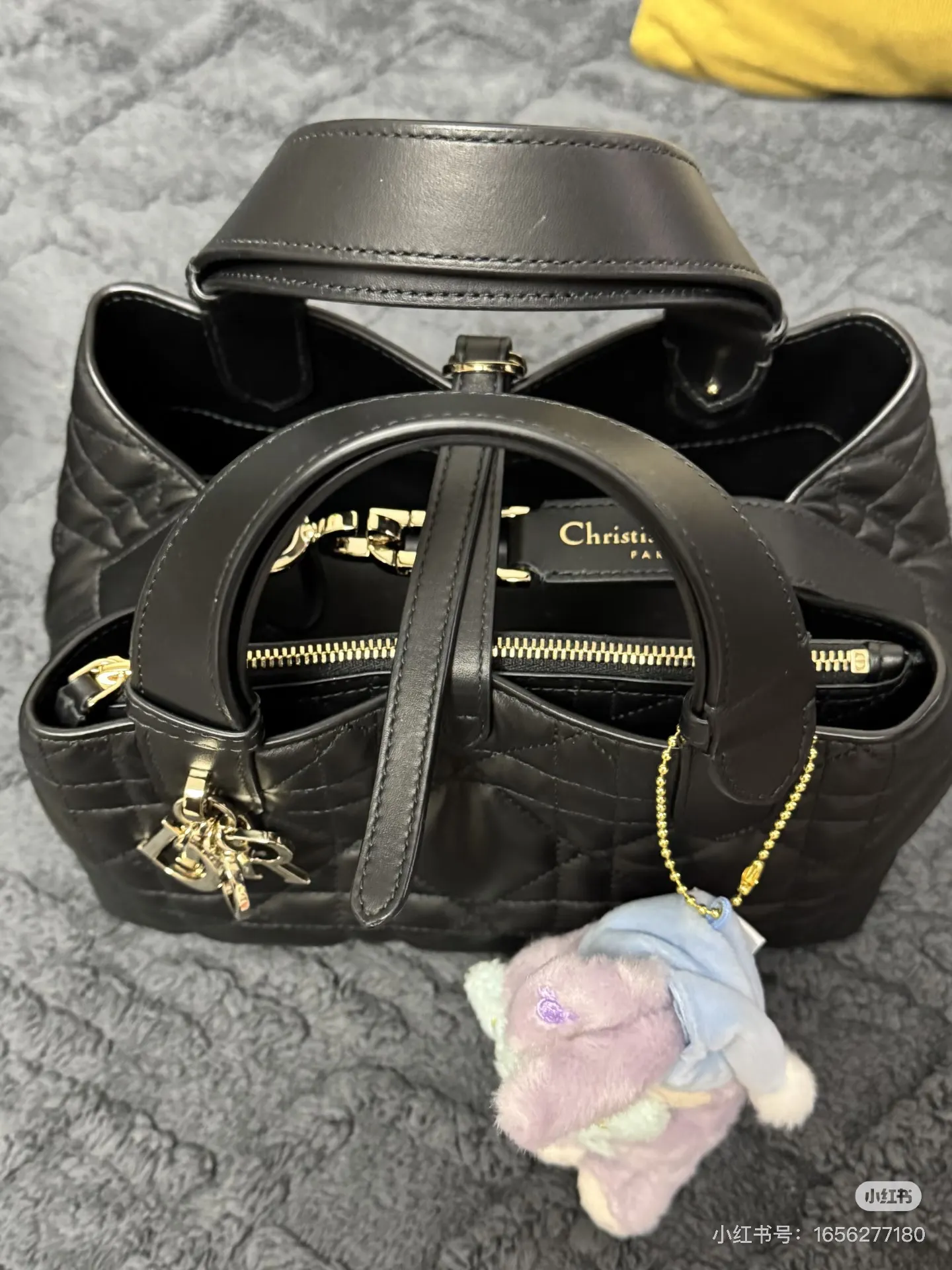 Quilted Leather Top-Handle Bag D79017763 — view 13