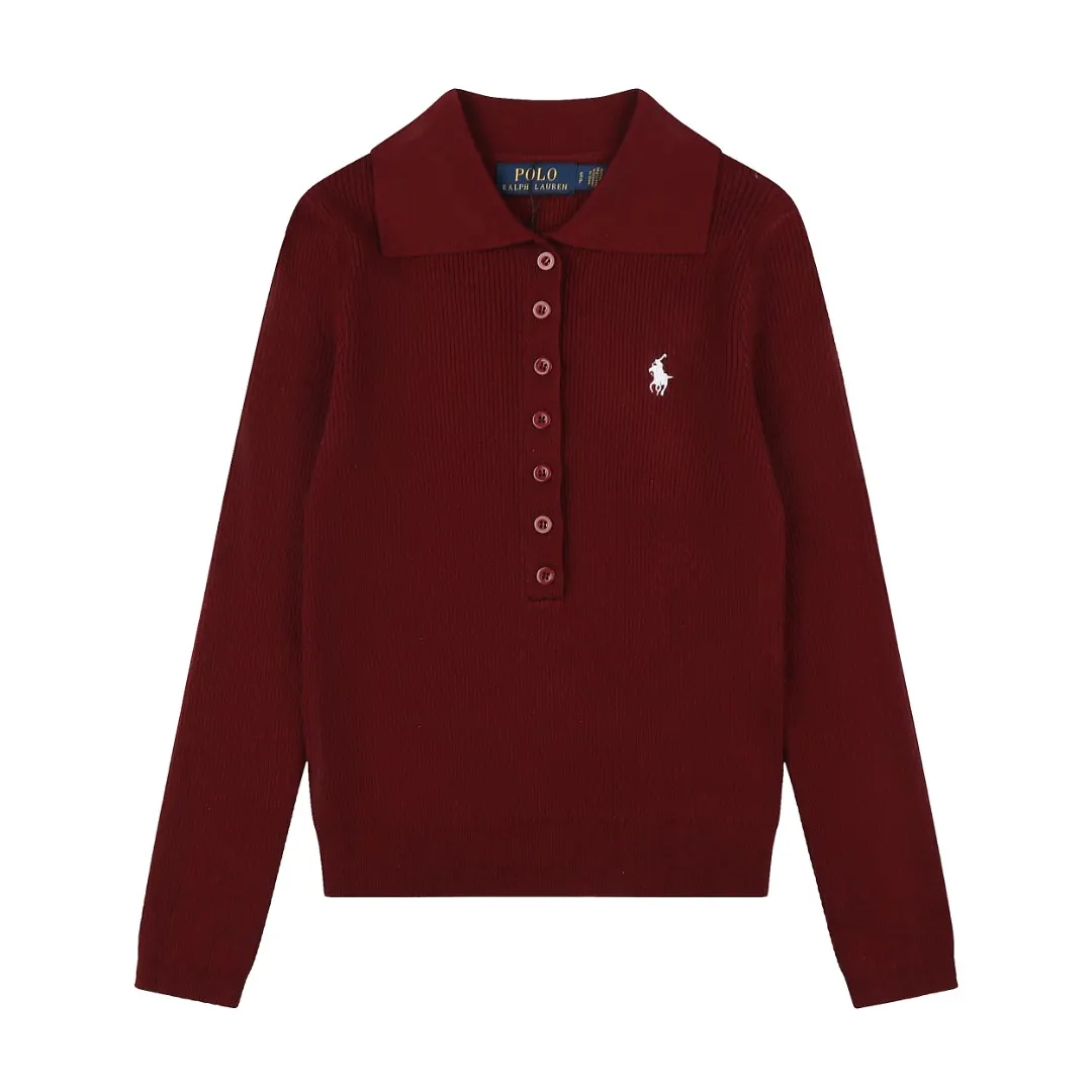 Slim-Fit Wool-Blend Polo Sweater D17021422