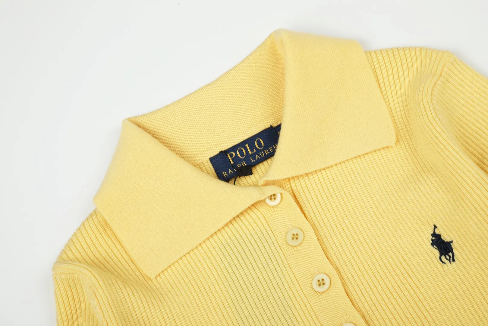 Polo Collar Wool-Blend Knit Sweater D17021665 — view 3