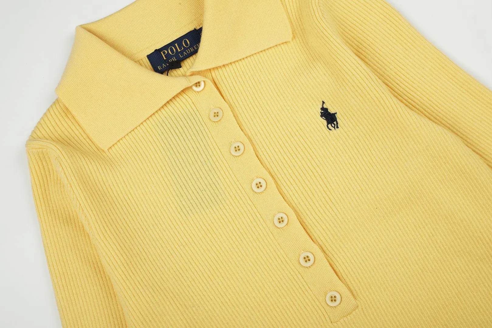 Polo Collar Wool-Blend Knit Sweater D17021665 — view 4
