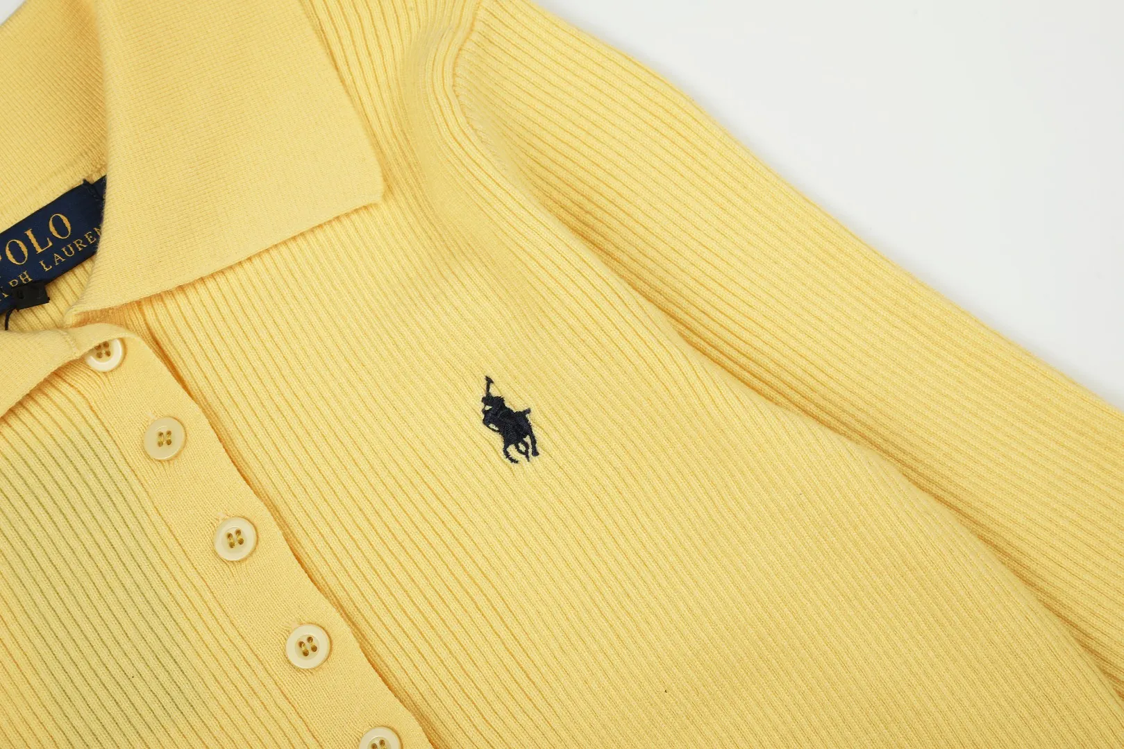 Polo Collar Wool-Blend Knit Sweater D17021665 — view 5