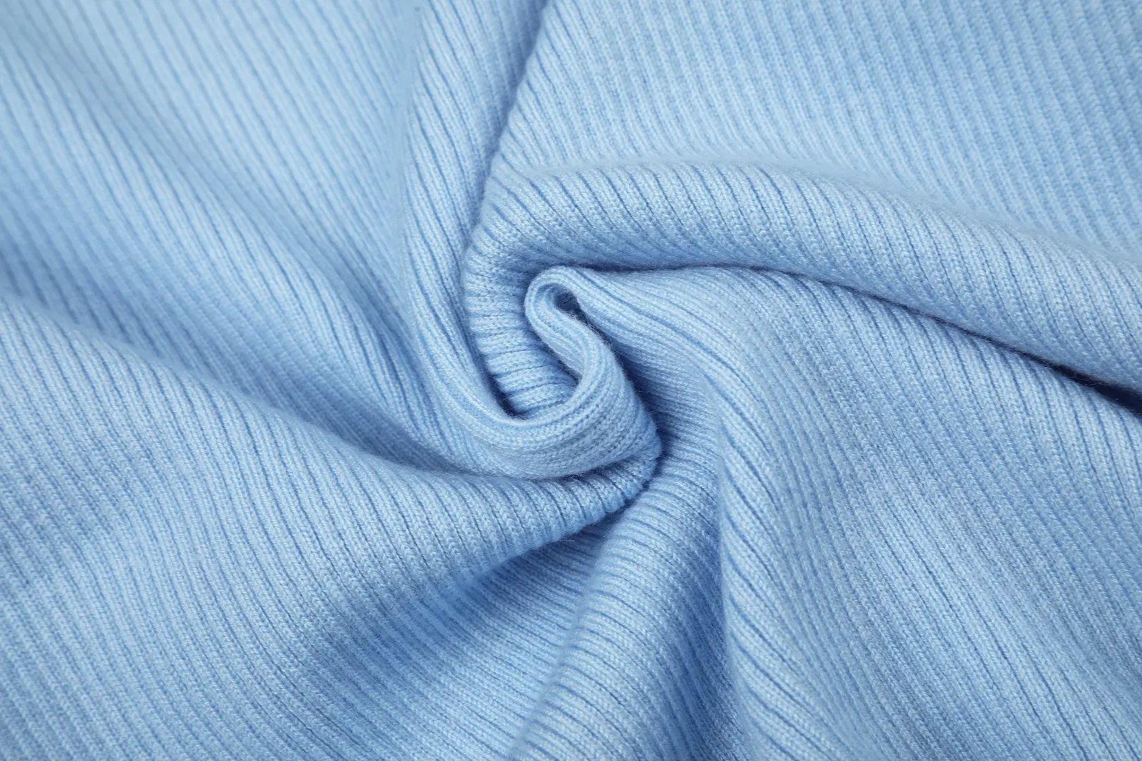 Ribbed Wool-Blend Polo Sweater D17021666 — view 9