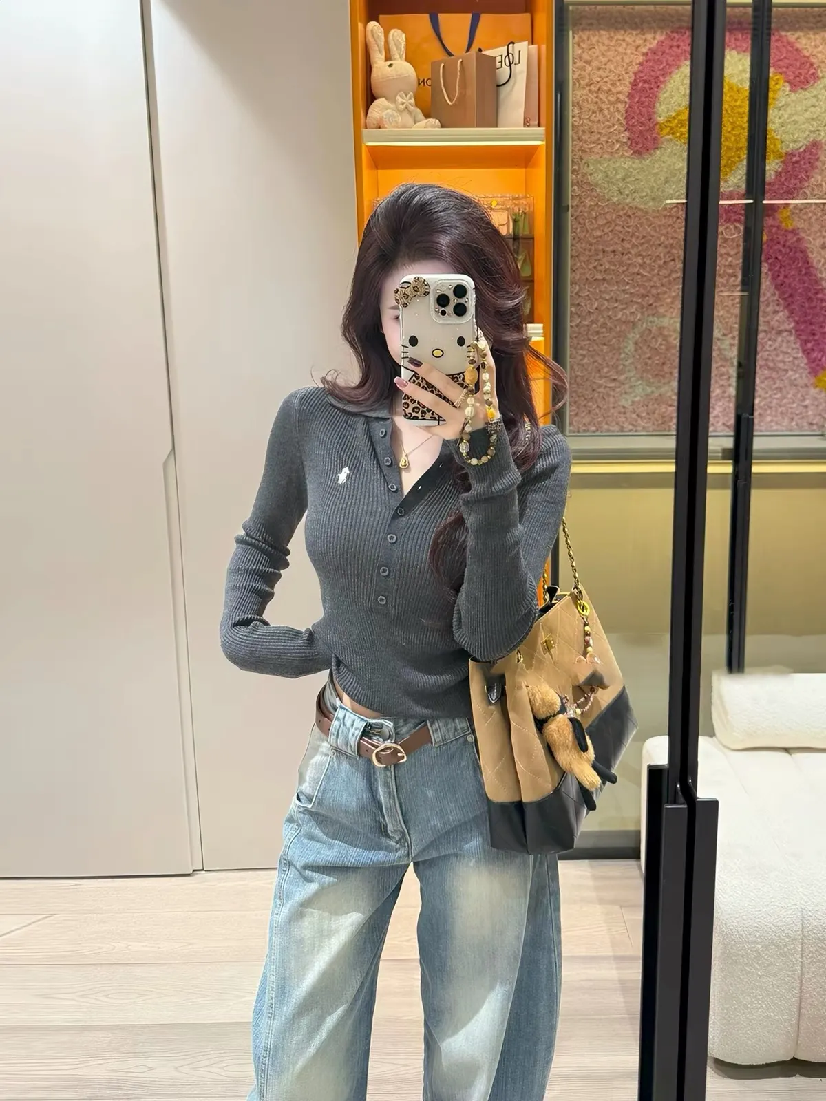 Slim-Fit Wool-Blend Polo Sweater D17021657 — view 2